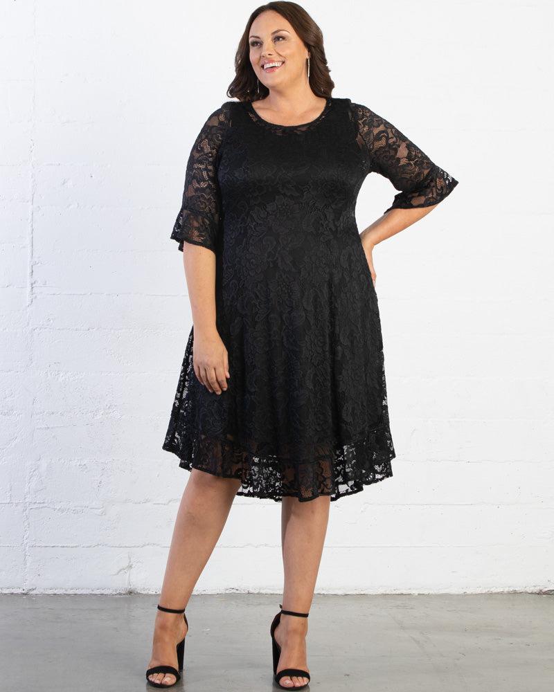 Kiyonna Livi Lace Dress in Black Lyst