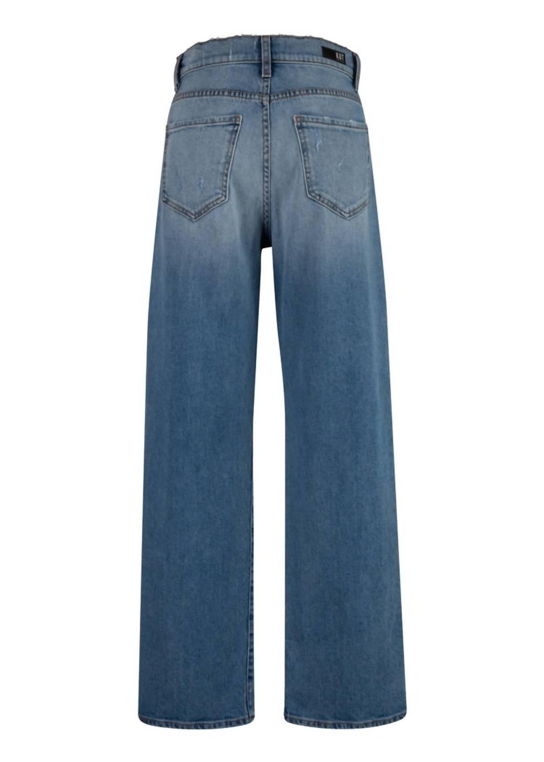 Kut From The Kloth Sienna High Rise Wide Leg Jeans in Blue | Lyst