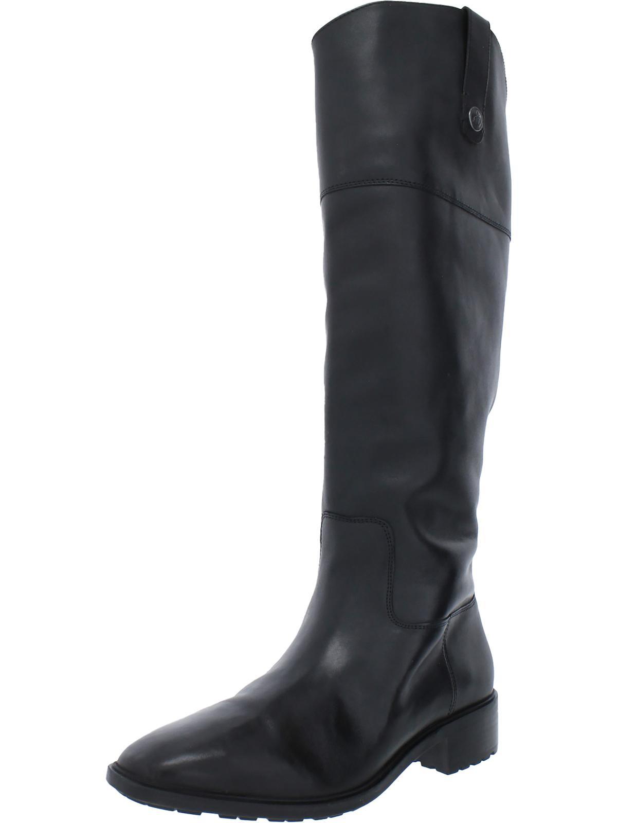 Sam Edelman Drina Ath Leather Athletic Fit Kneehigh Boots in Black Lyst