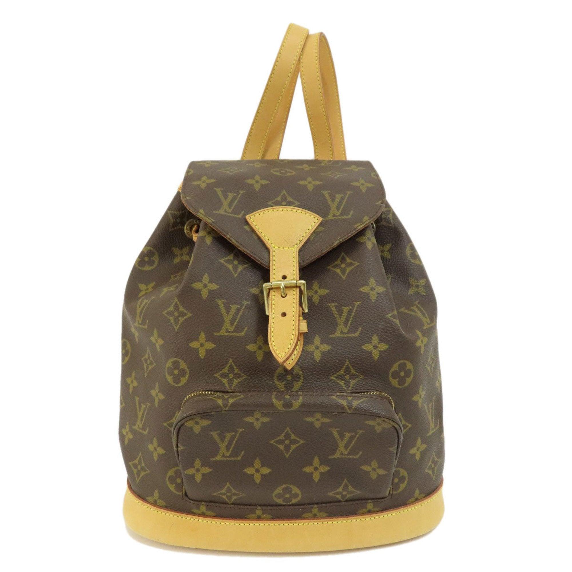 Louis Vuitton Montsouris Backpack MM (Authentic Pre-Owned) Leather Handbags