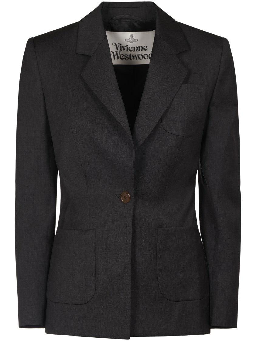 ボトムスその他 Vivienne Westwood Tailored Black Blazer With Notched Lapel Vivienne Westwood Blazers, sport coats and suit jackets for