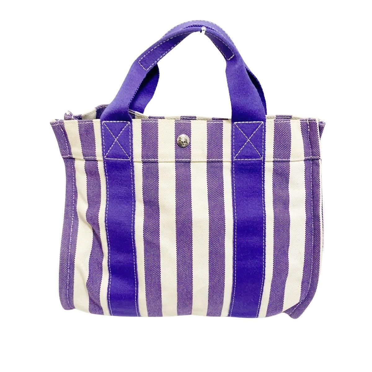 Hermes, Bags, Herms Fourre Tout Pmtote Bag Purple Canvas