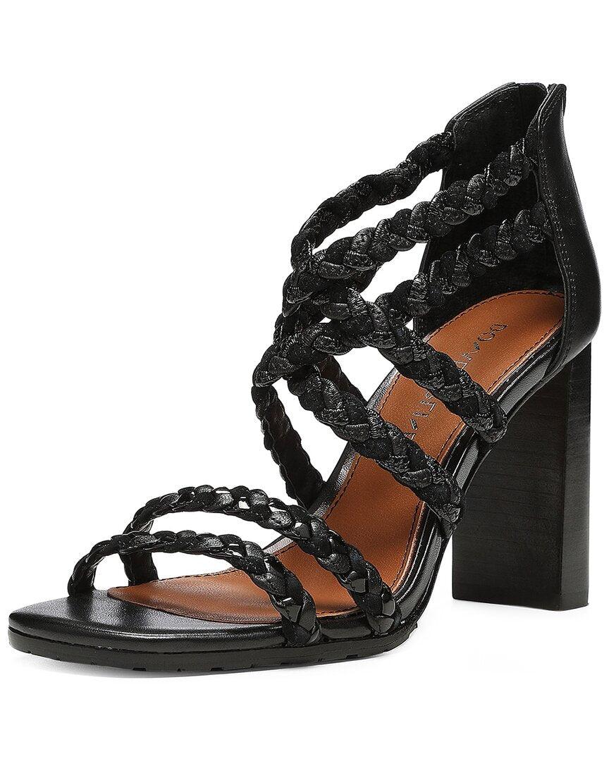 Donald J Pliner Seska Leather Sandal in Black  Lyst