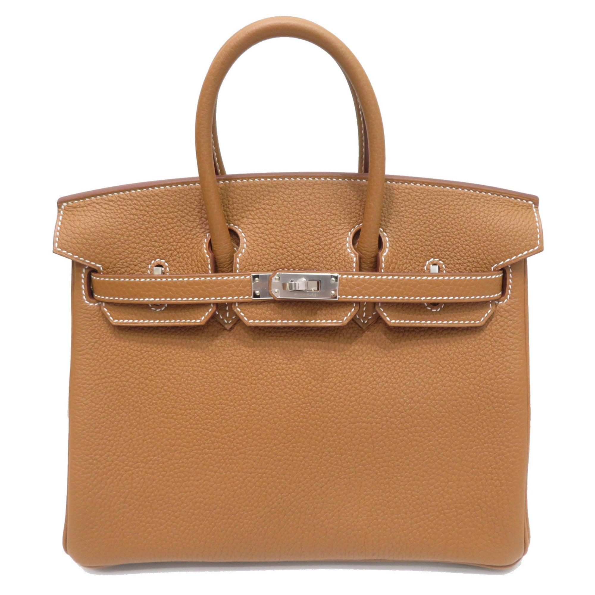 Birkin 25 Brown Leather Handbag
