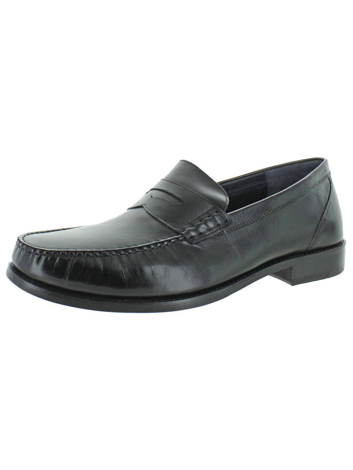 Cole Haan Pinch Grand Classic Moc Toe Slip On Penny Loafers in Black