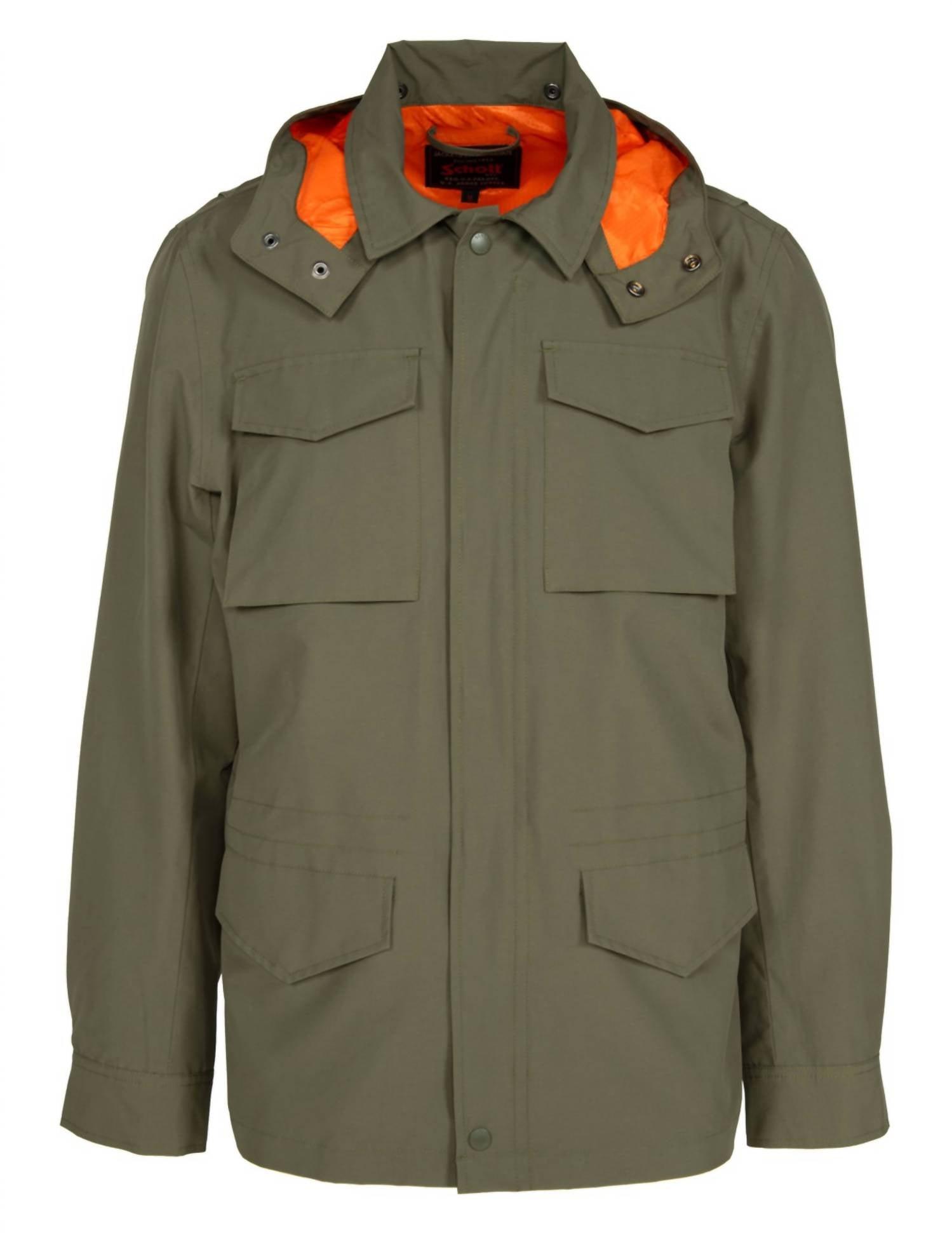 【ヒョウ柄】schott COMBAT JACKET（３６）M-65 Schott 90's Fit Bomber Jacket - Army Khaki 21090RS-AR