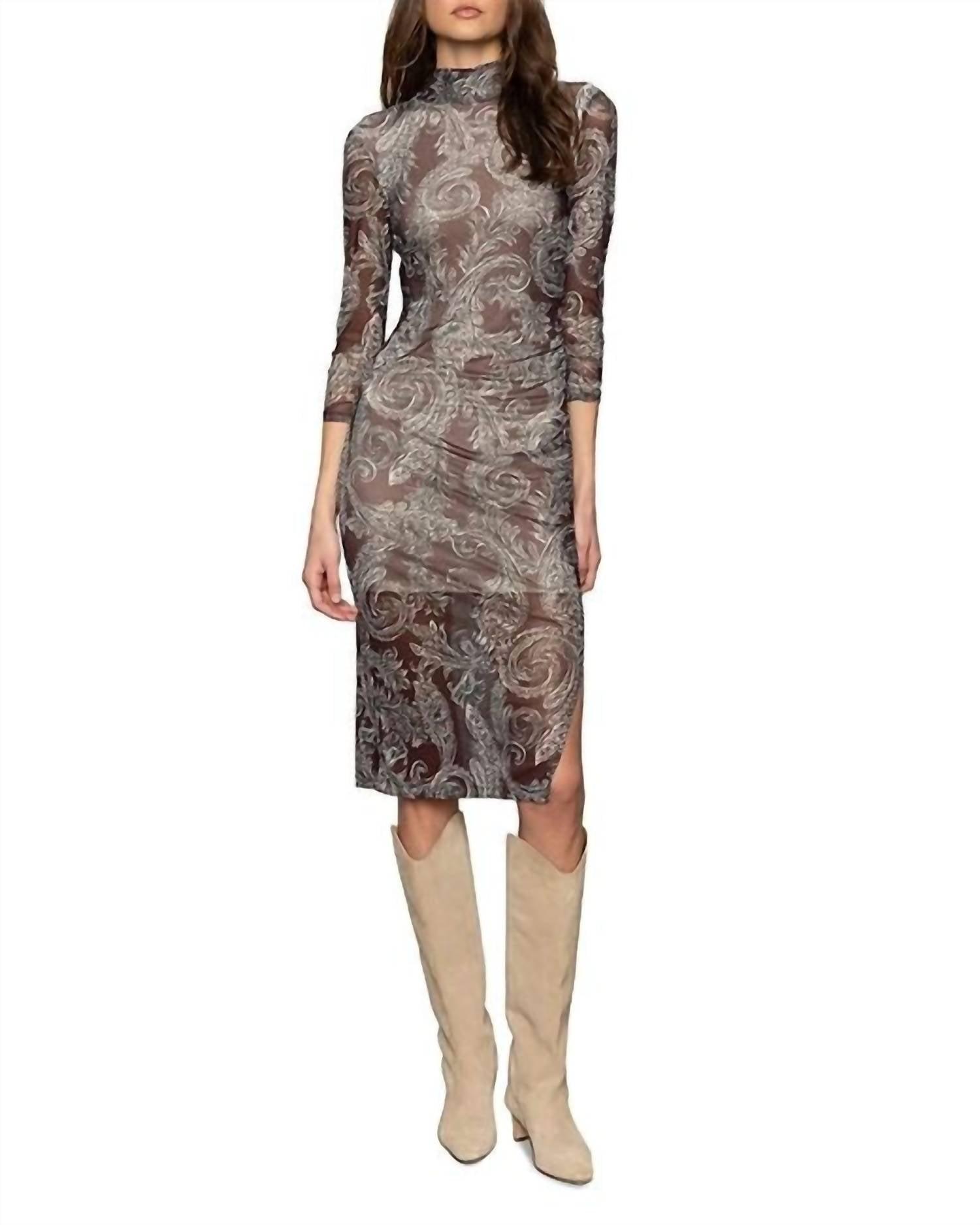 knee length dresses for ladies Take Me Away Midi Dress main image 1