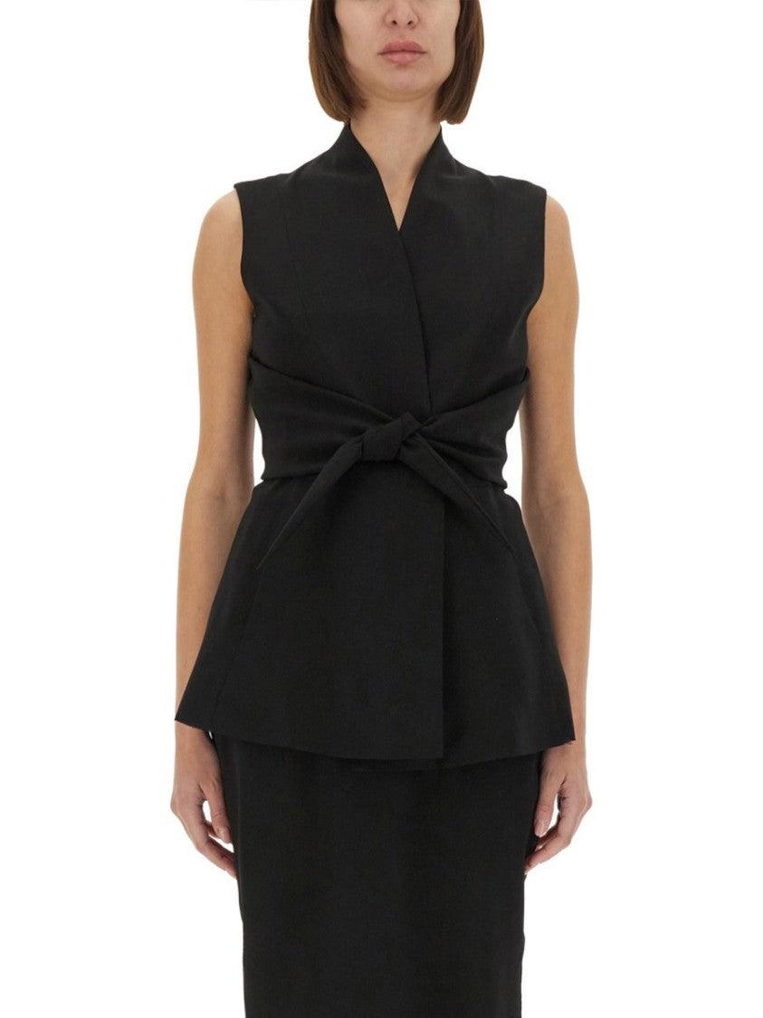 ボトムスその他 Rick Owens Structured Sleeveless Jacket Rick Owens Structured Sleeveless Jacket in Black | Lyst