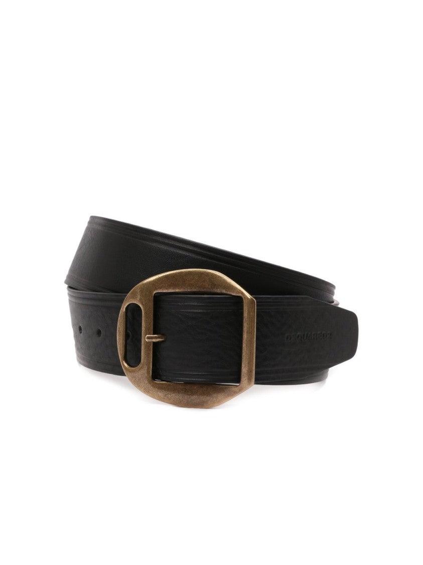 ベルト D SQUARED2 FW23 Brown leather belt (BEW039912900001 M2830) Gothic Dsquared2 Belt