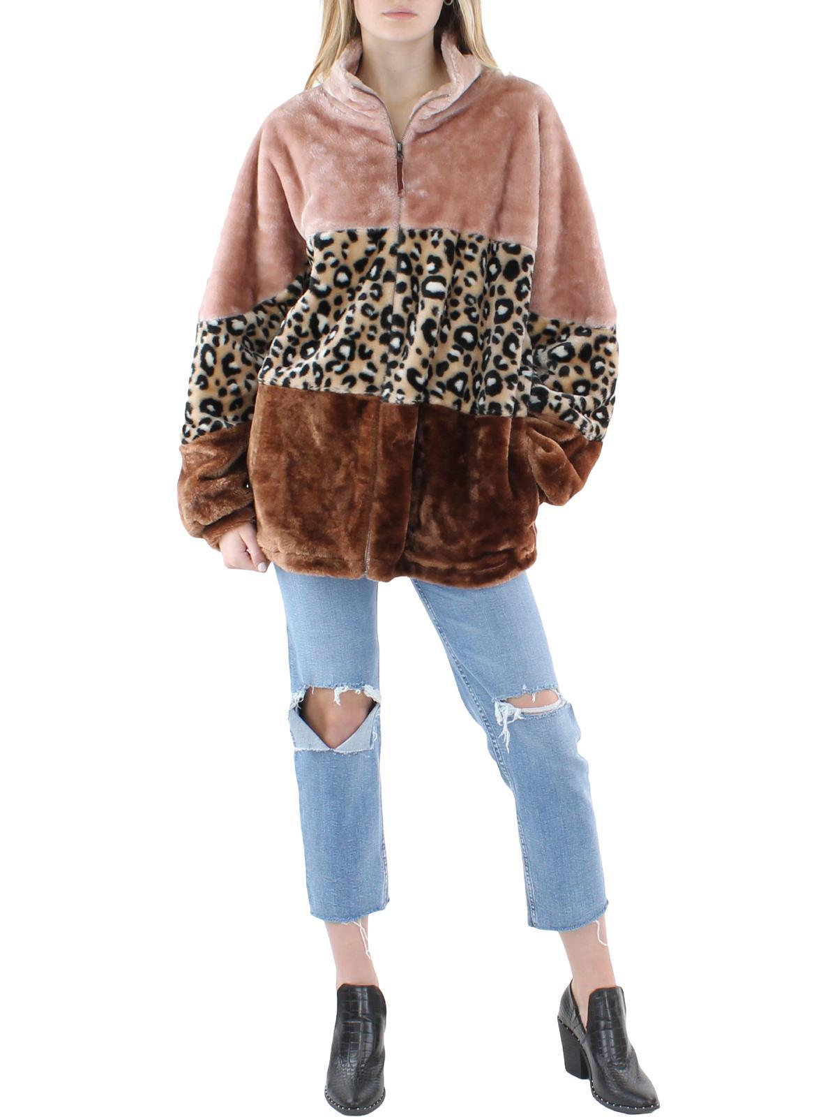 UGG Elaina Animal Print Warm Faux Fur Coat Lyst