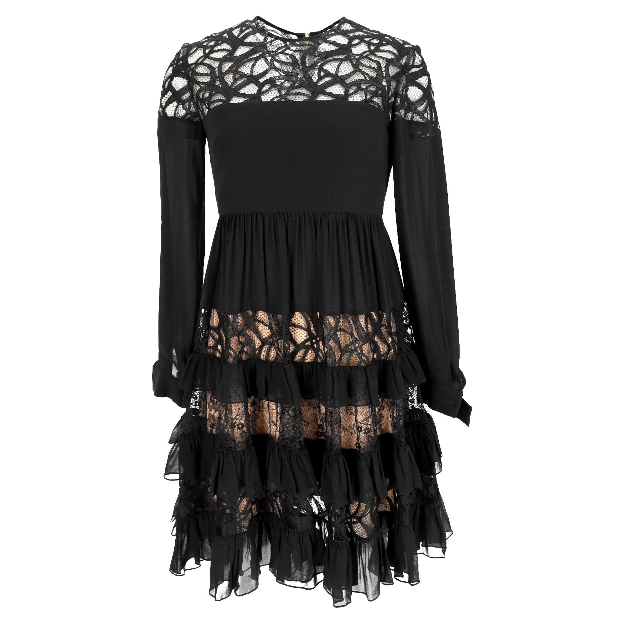 elie saab floral lace short dress Wholesale Sequin Embroidered Scallop Bardot Tiered Ruffles Maxi Dress –  City Goddess main image 1