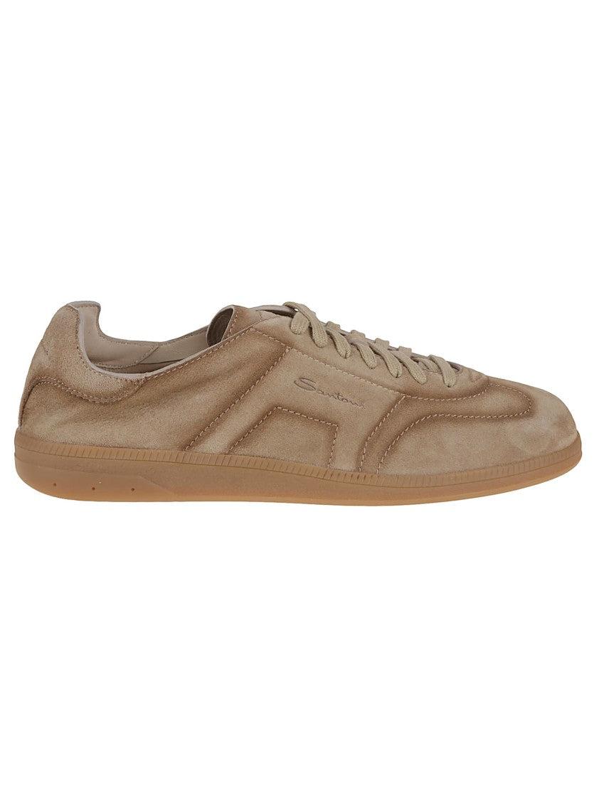 スニーカー Santoni Dbs Oly Suede Sneakers With Double Buckle Detail Santoni Dbs Oly Suede Sneakers With Double Buckle Detail in