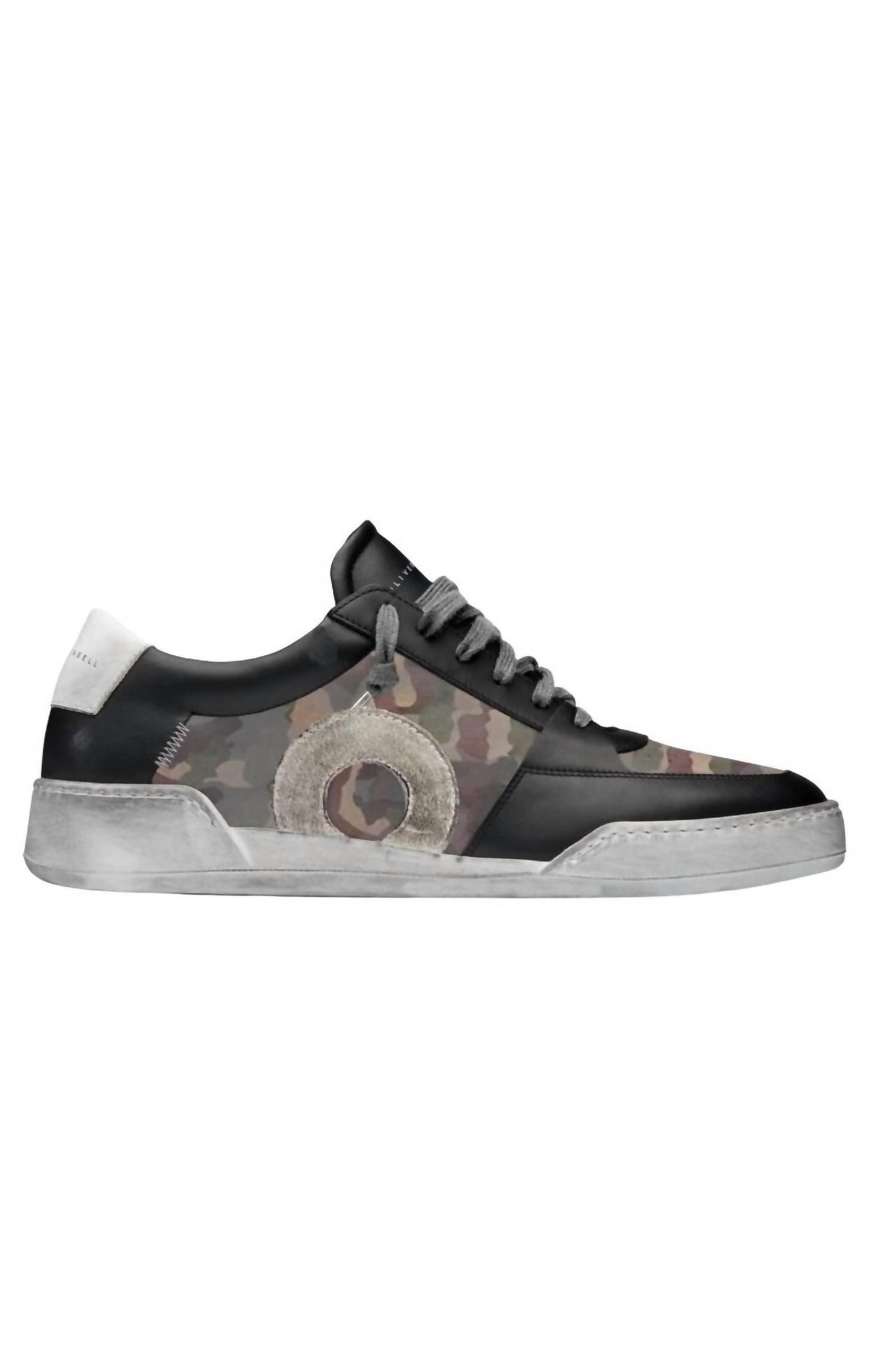 Oliver Cabell Men Court Sneakers In Camo in Brown for Men