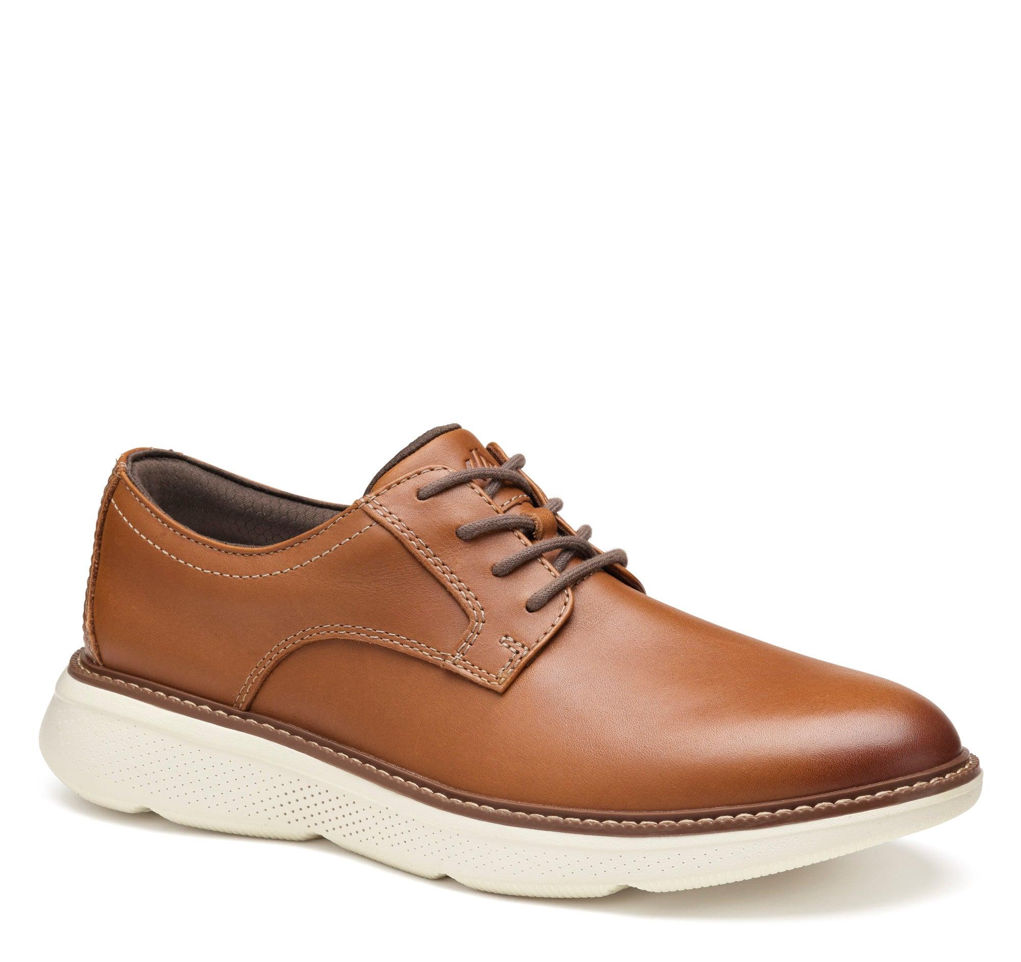 Johnston Murphy Colson Plain Toe Lace-Up Dress Casual Shoe in