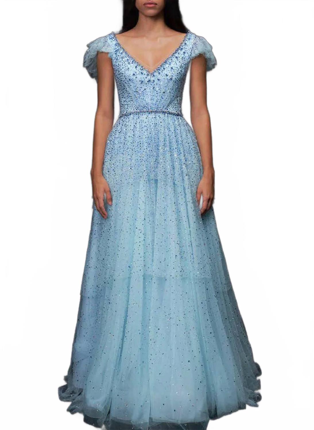 jenny packham evening dresses sale Lombard Marmo Green 2162 / Size 10 UK