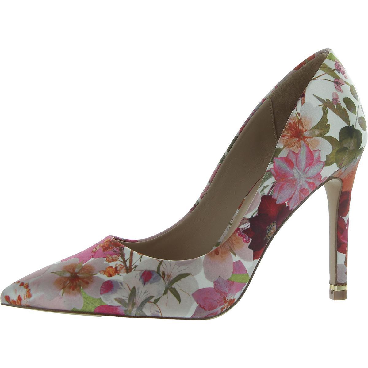 Ted Baker Women's Elasana Ankle-Strap Sandals With Buckle & Metallic Heel Detail