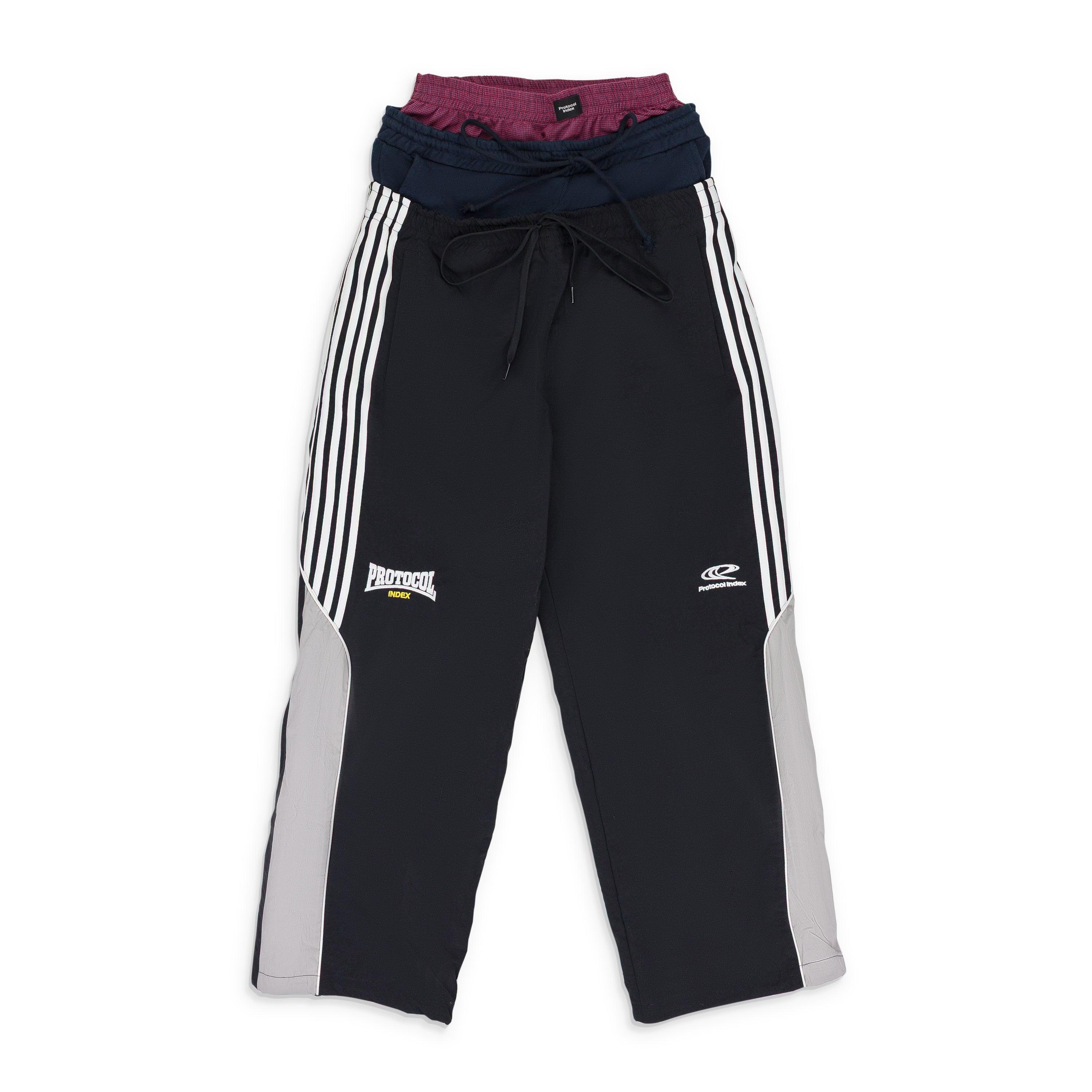 Protocol Index 3 Layered Track Pants in Blue for Men | Lyst