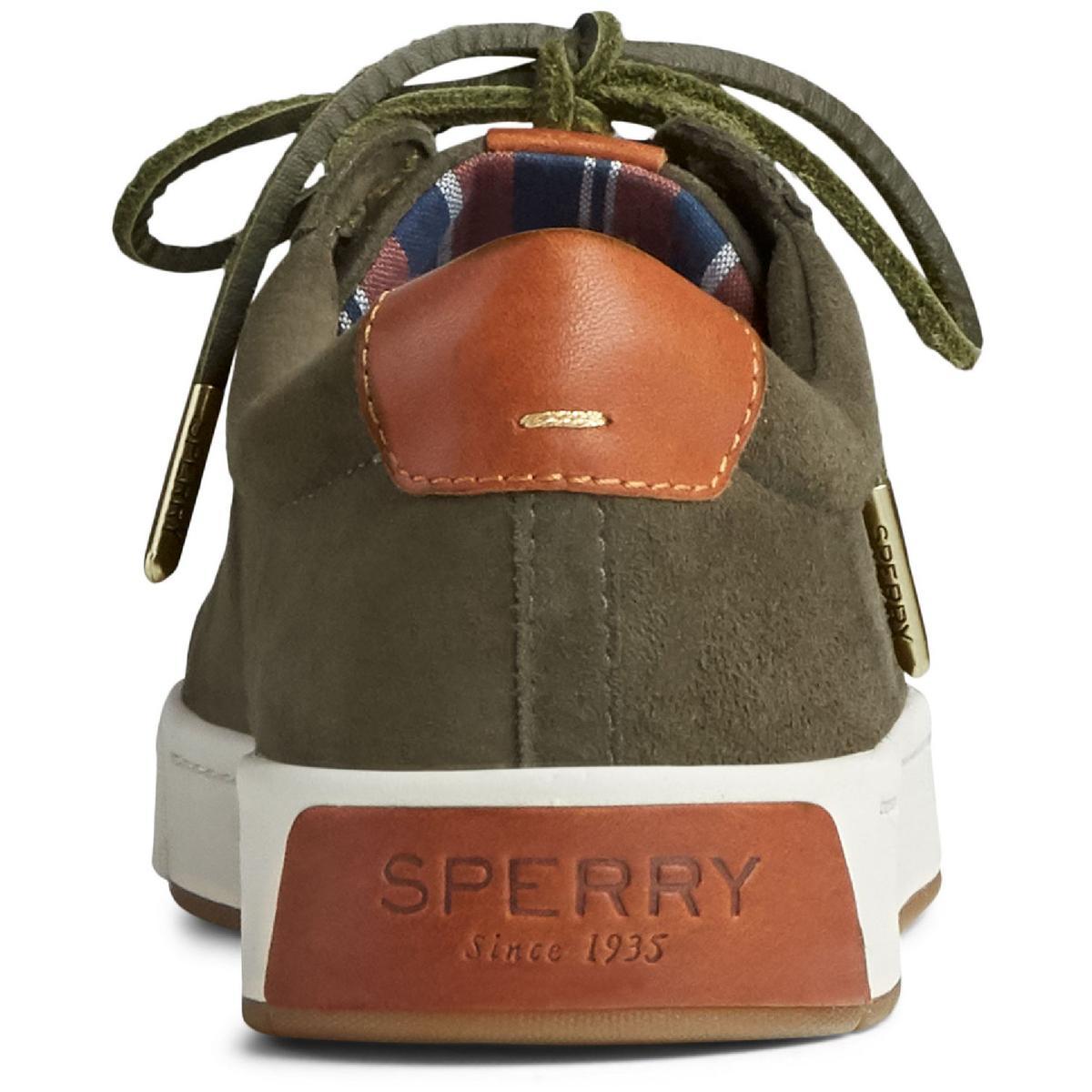 As Is Sperry Suede Lace-Up Sneakers - Anchor 