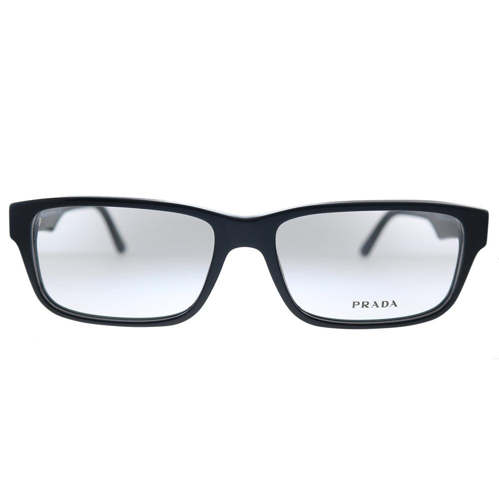 Prada Heritage Pr 16mv 1ab1o1 57mm Rectangle Eyeglasses 57mm in Black | Lyst