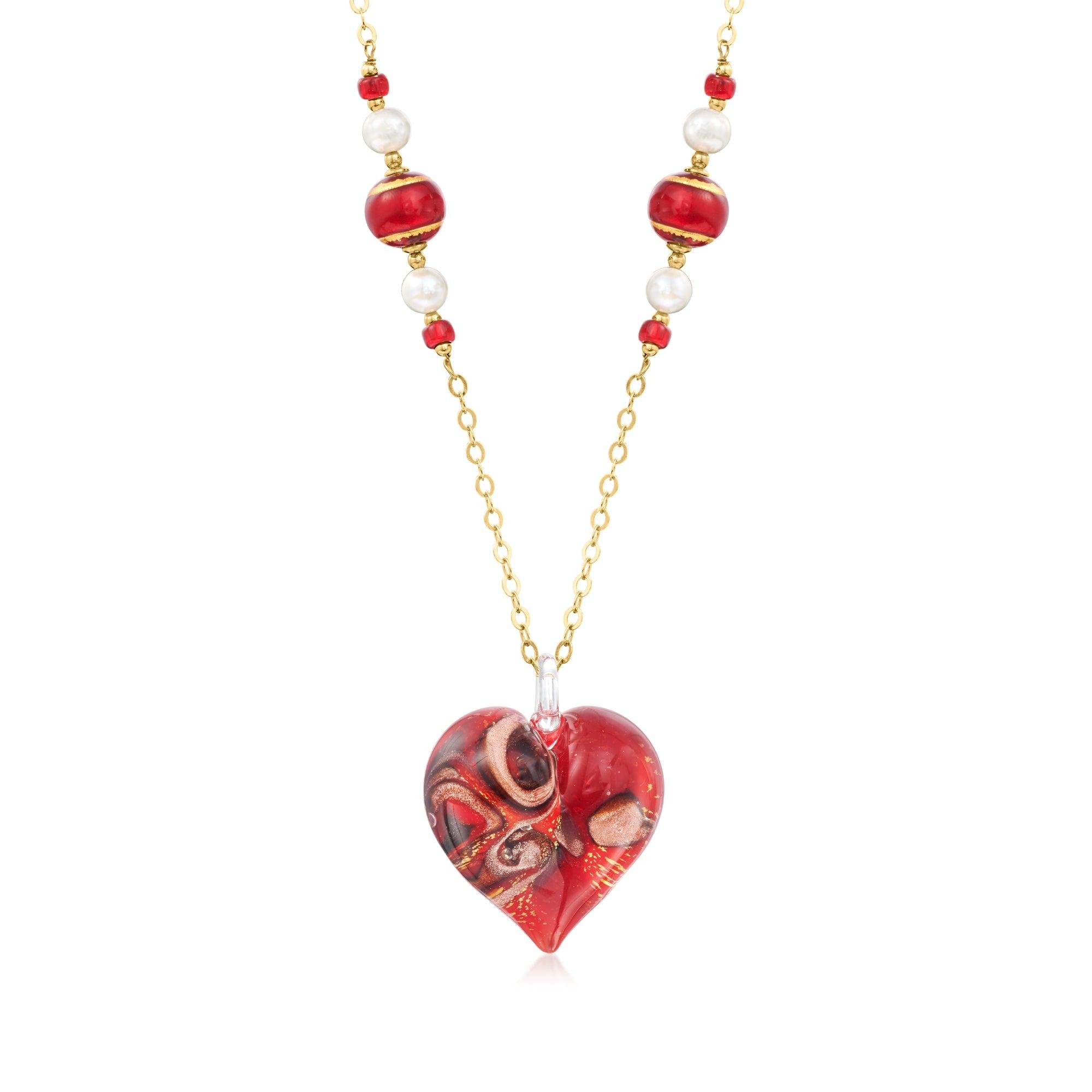 Ross simons deals heart necklace