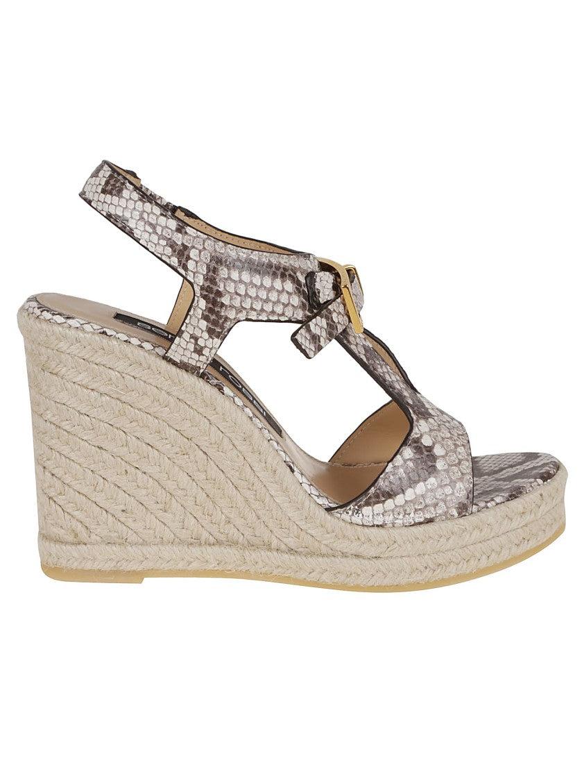 直営店‐Sergio Rossi‐ Evangelie wedge 100mm サンダル Sergio Rossi Evangelie 100mm Wedge Sandals | Black | FARFETCH ID