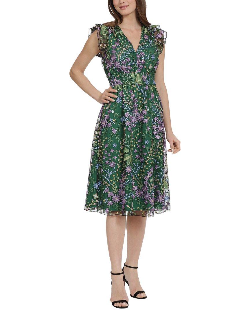 chinese dress ladies Maggy London Women's Long Sleeve Faux WRAP Dress Green at Amazon Women's  Clothing store