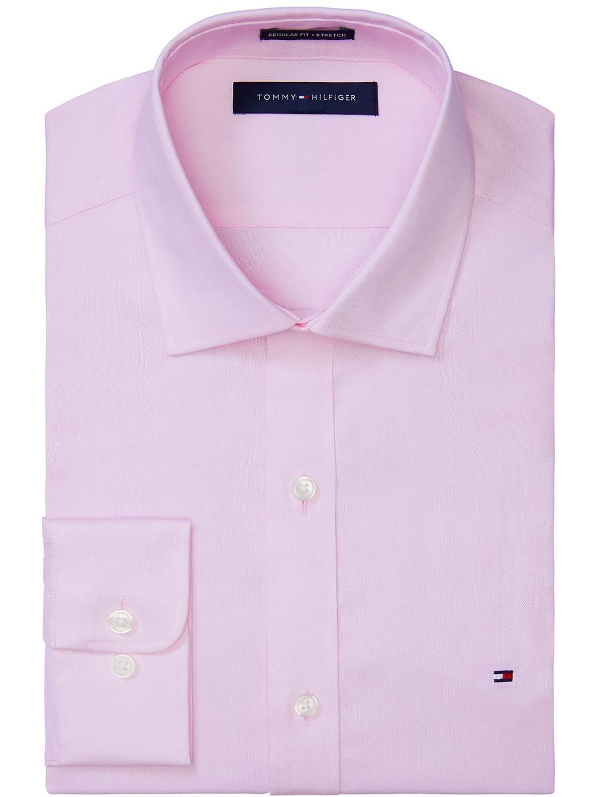 Tommy hilfiger pink dress shirt hotsell
