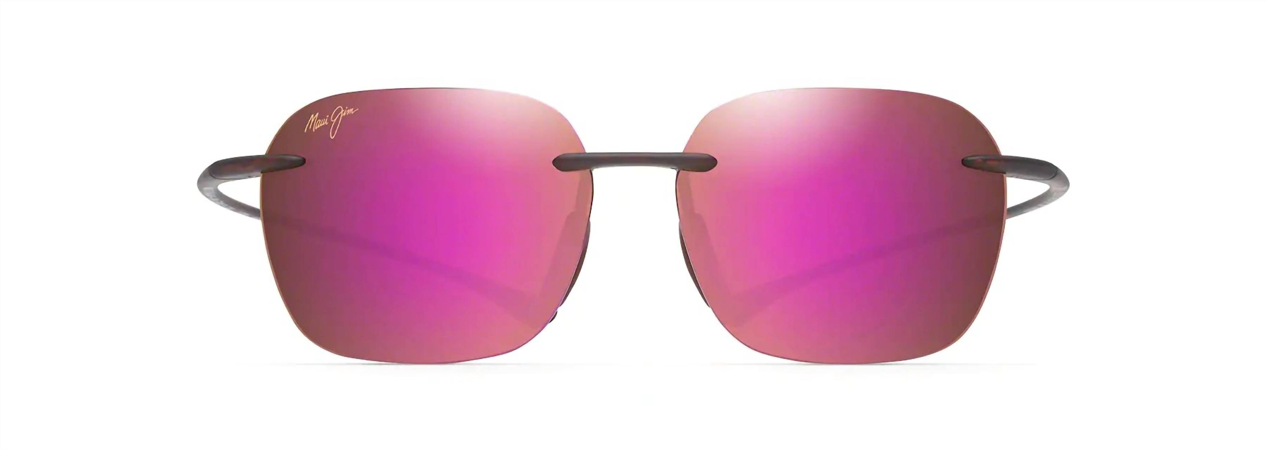 Maui Jim Komohana Square Sunglasses In Tortoise Matte in Pink for Men | Lyst