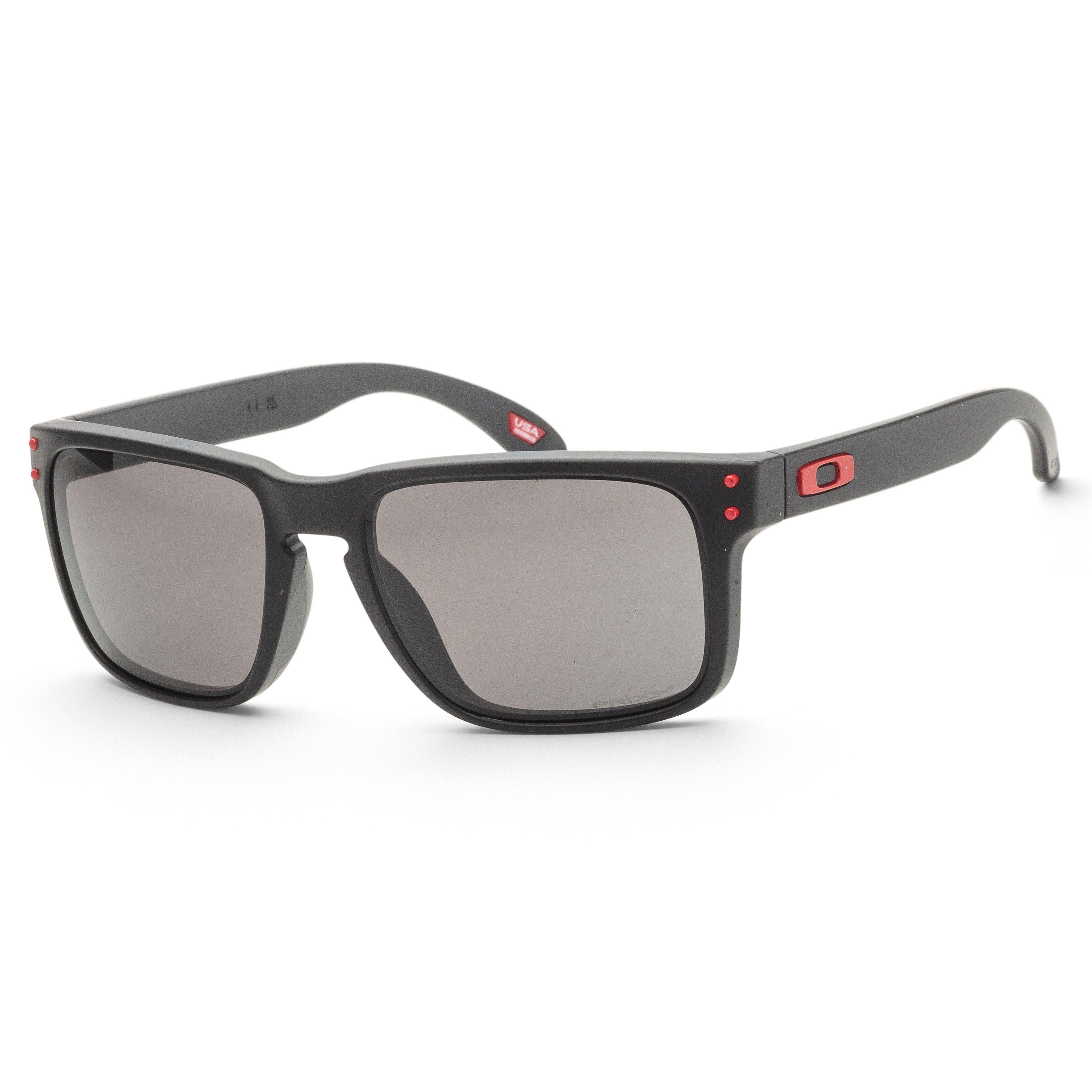 Oakley Holbrook USA Colored Flag Sunglasses - Matte Black / Grey