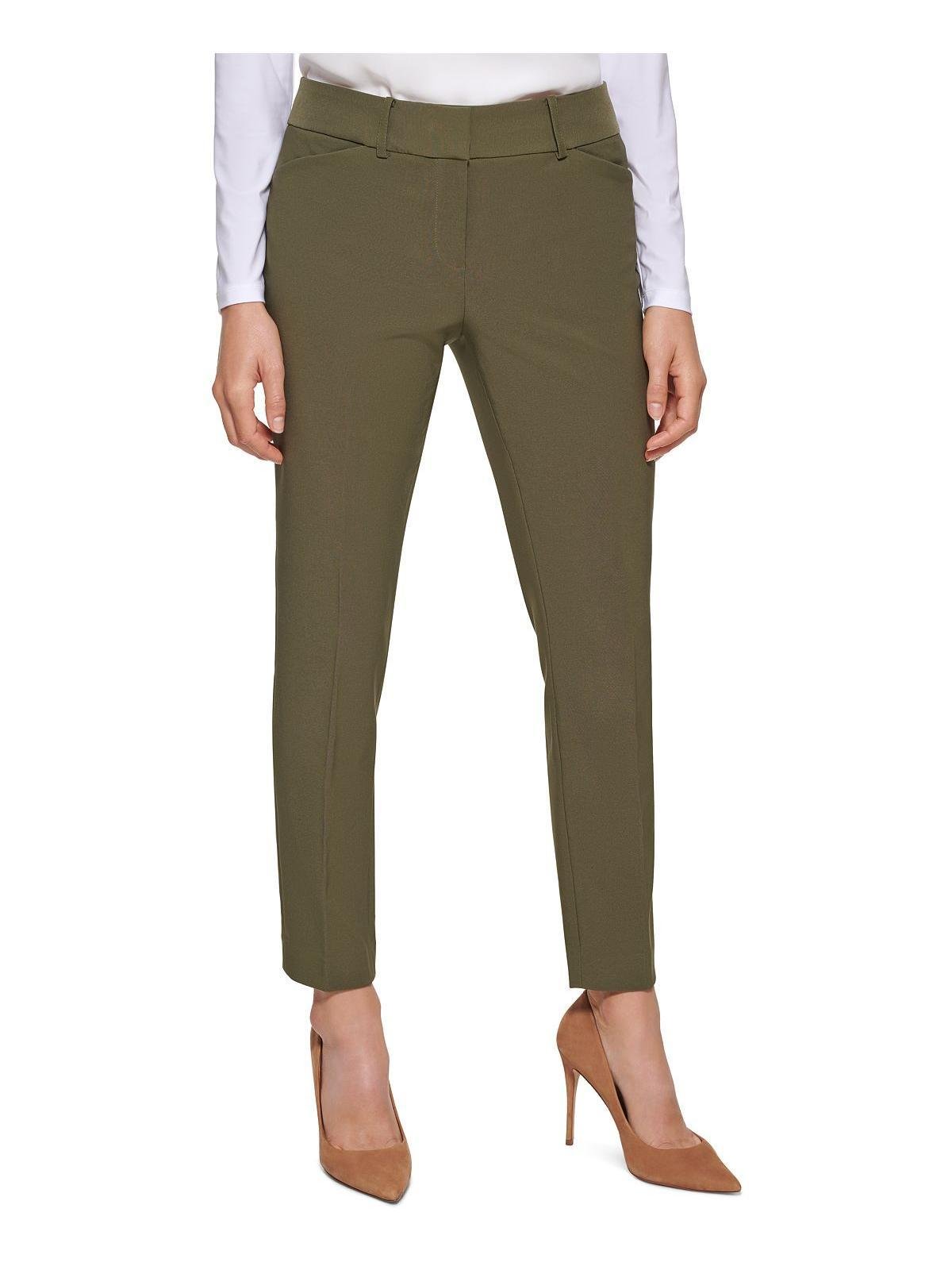 Tommy Hilfiger Slim Fit Suit Separate Dress Pants in Green | Lyst