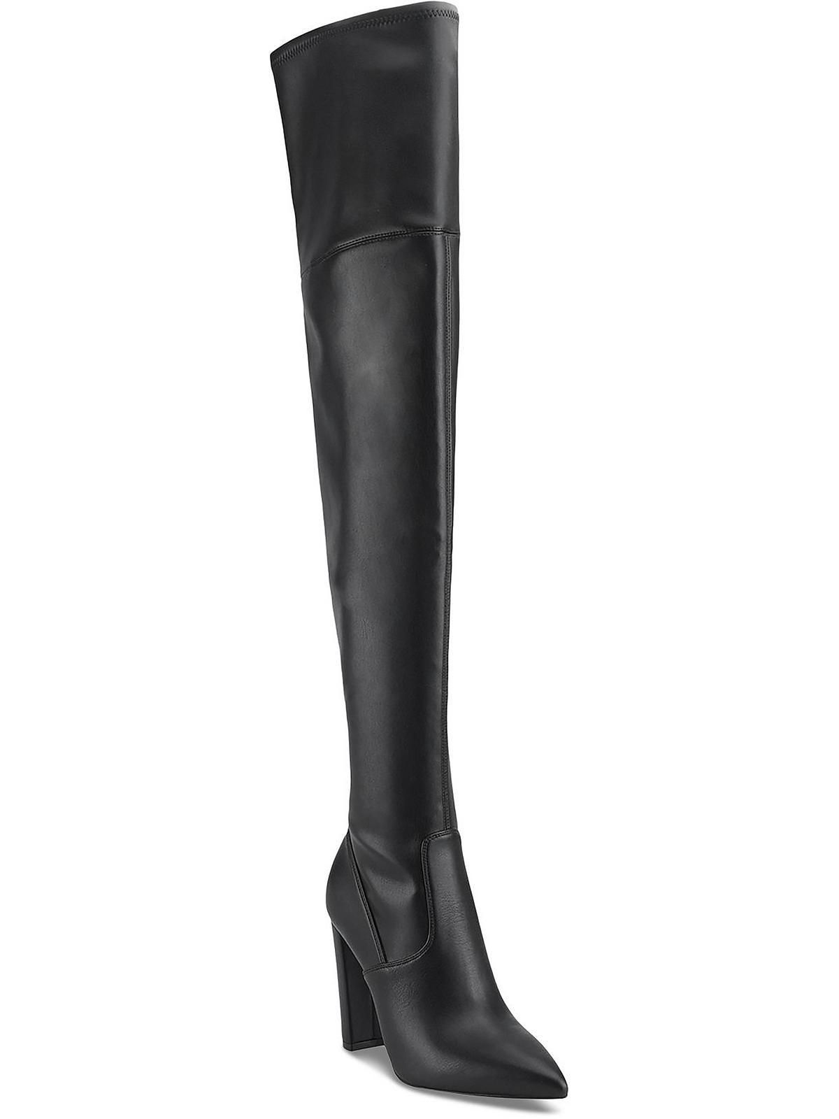 Marc fisher black over the knee boots best sale