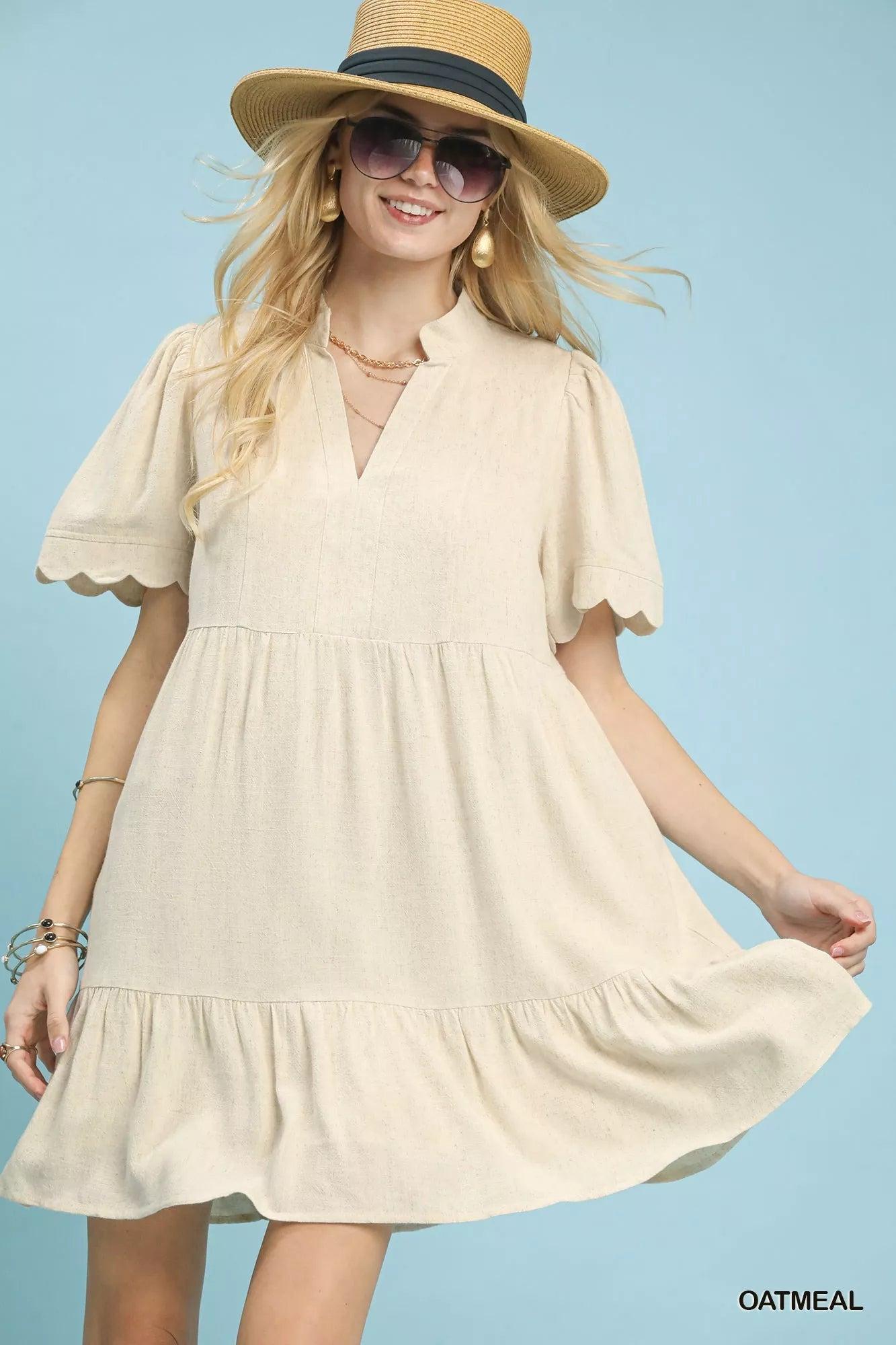 Designer Linen Babydoll Dresses for Women - Up to 70% off | Lyst