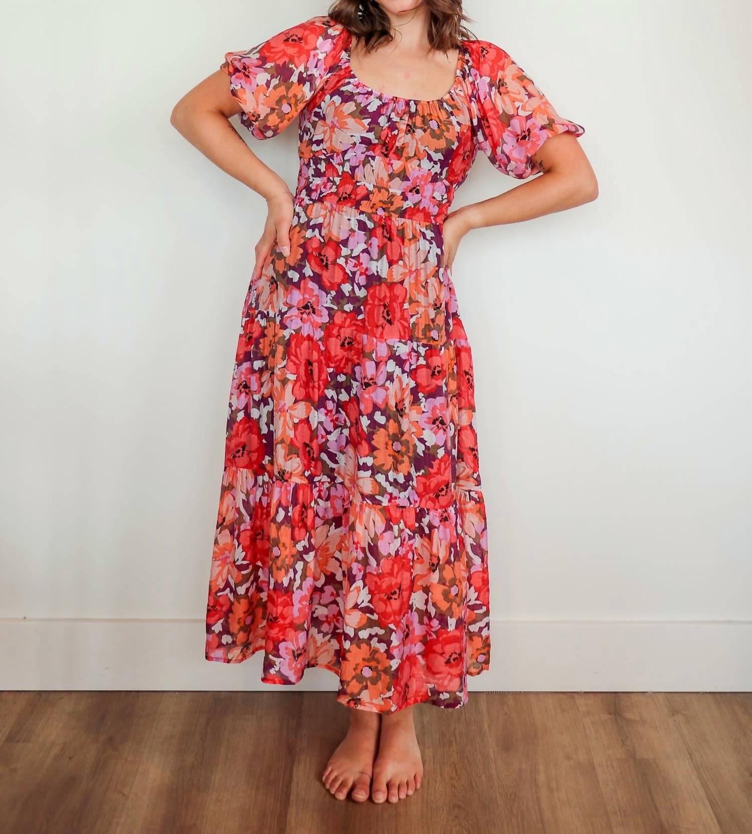 MINKPINK Zanita Tiered Midi Dress | Lyst