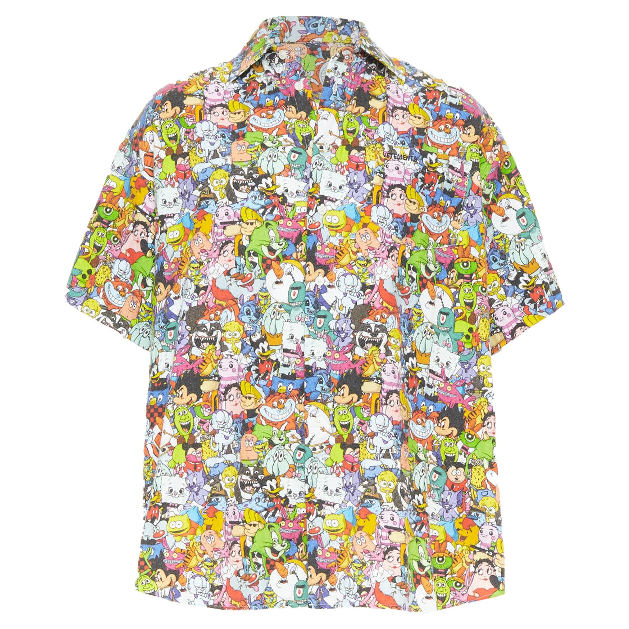 Vetements ALLOVER MONSTER SHIRT ヴェトモン 半袖Tシャツ ALL-OVER