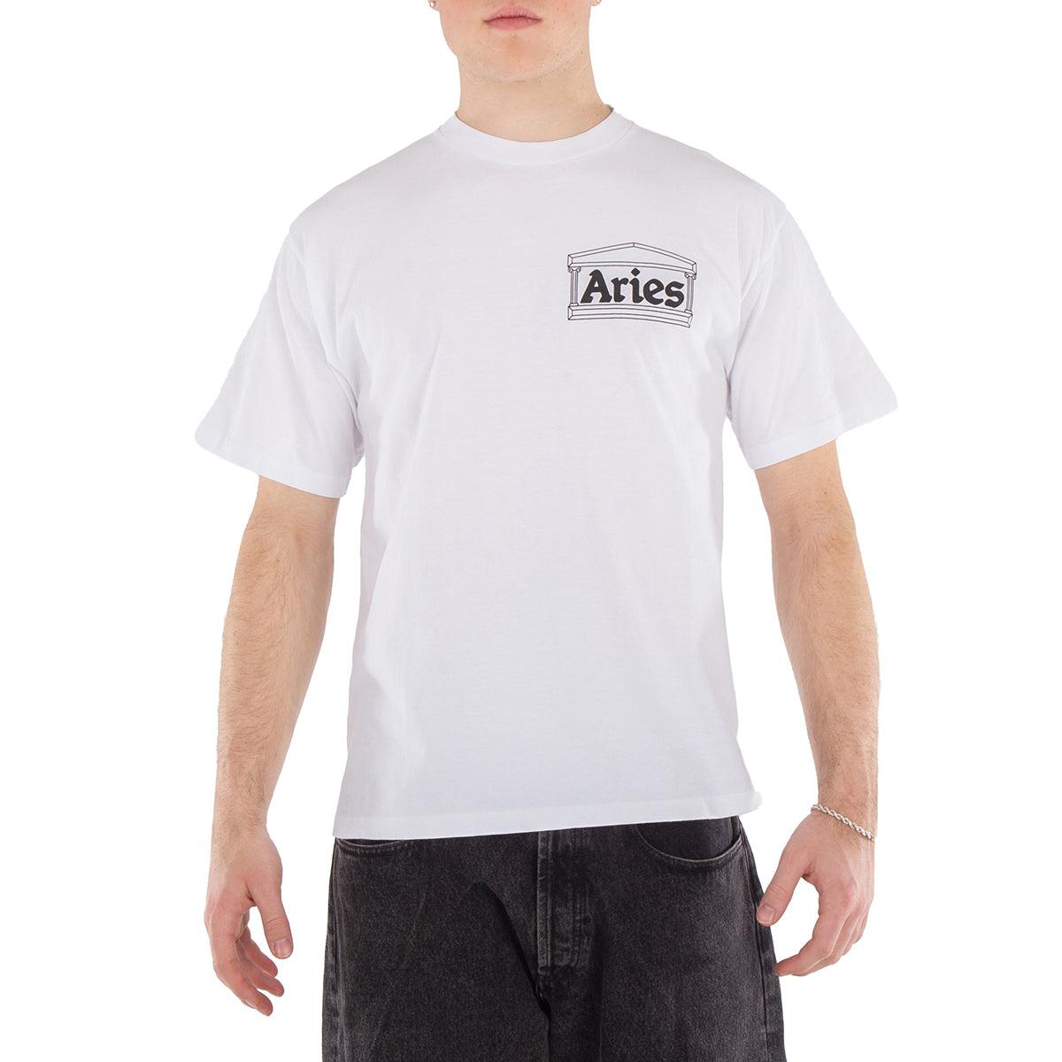 ★ARIES★ Confused Short Sleeve T-Shirt White FTAR40302WHT Aries Arise Credit Card Long Sleeve T-Shirt in White | SVD