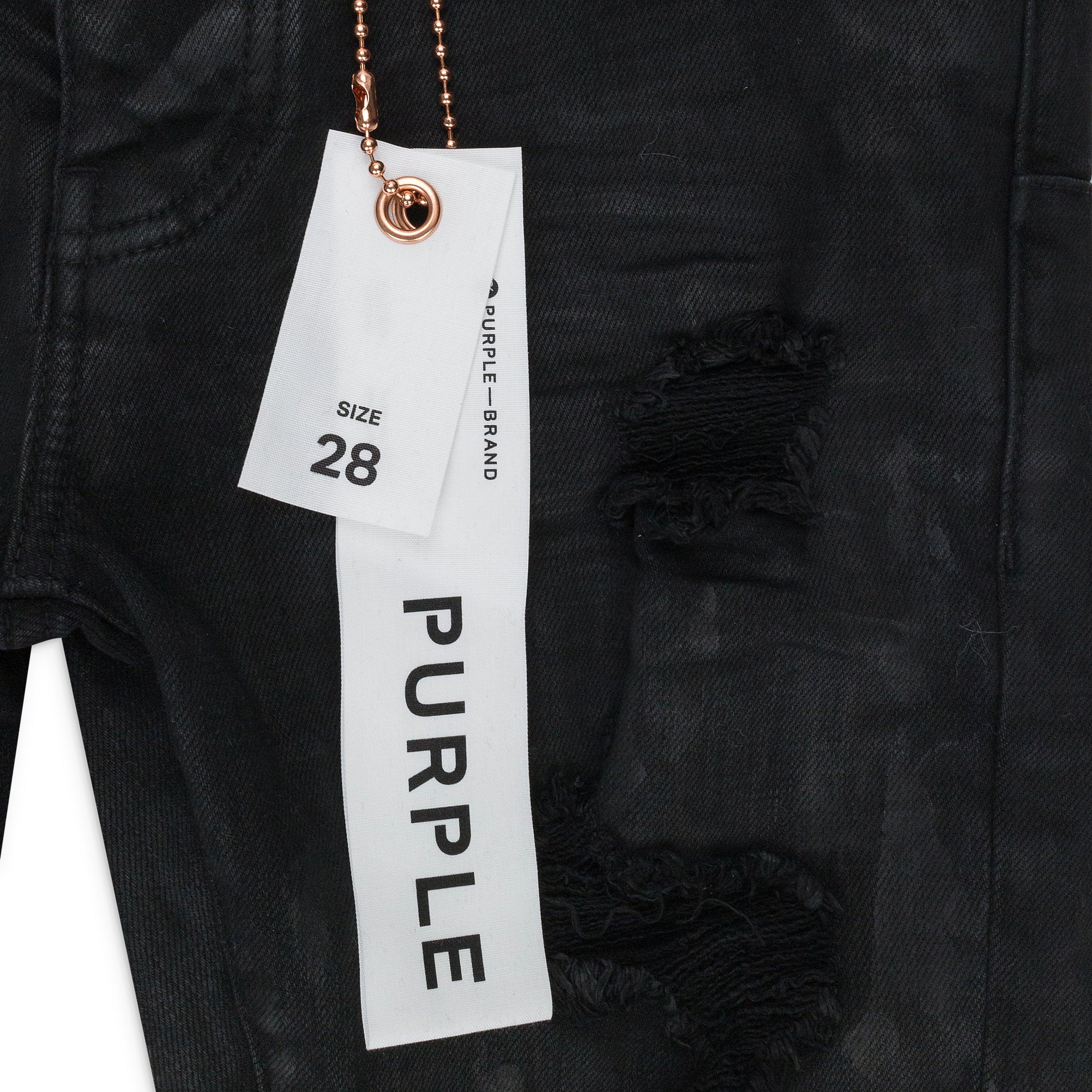 Purple Brand Oil Spill Skinny Jeans in Black for Men | Lyst