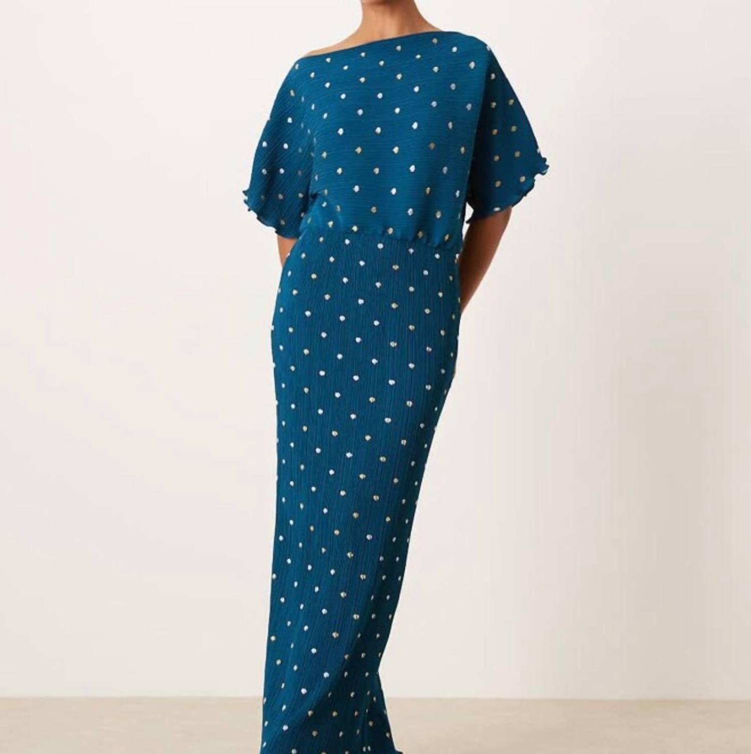 ice blue plisse tilly dress Blue Chiffon Tilly Dress  Never Fully Dressed