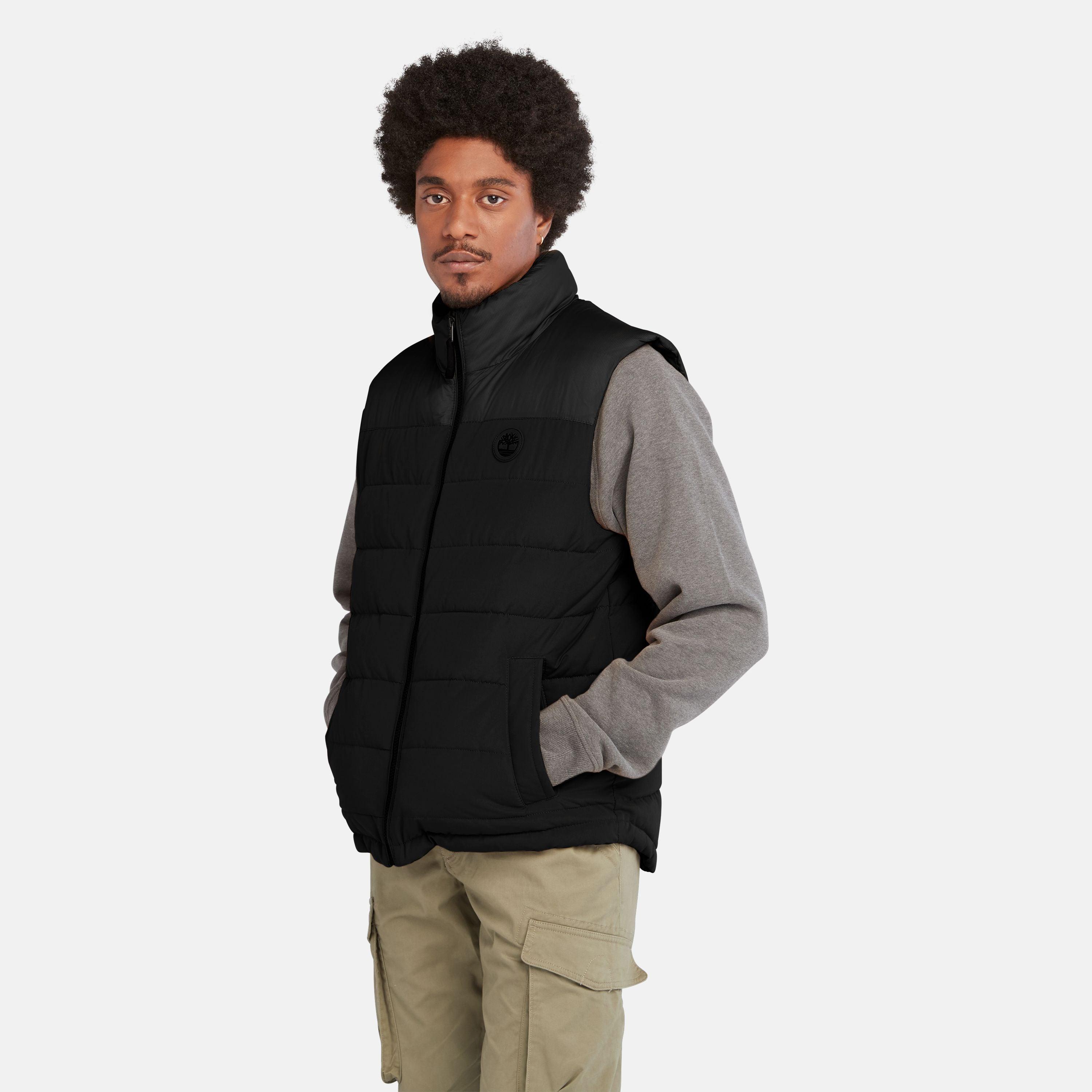 Timberland South Twin Puffer Vest in Black for Men | Lyst