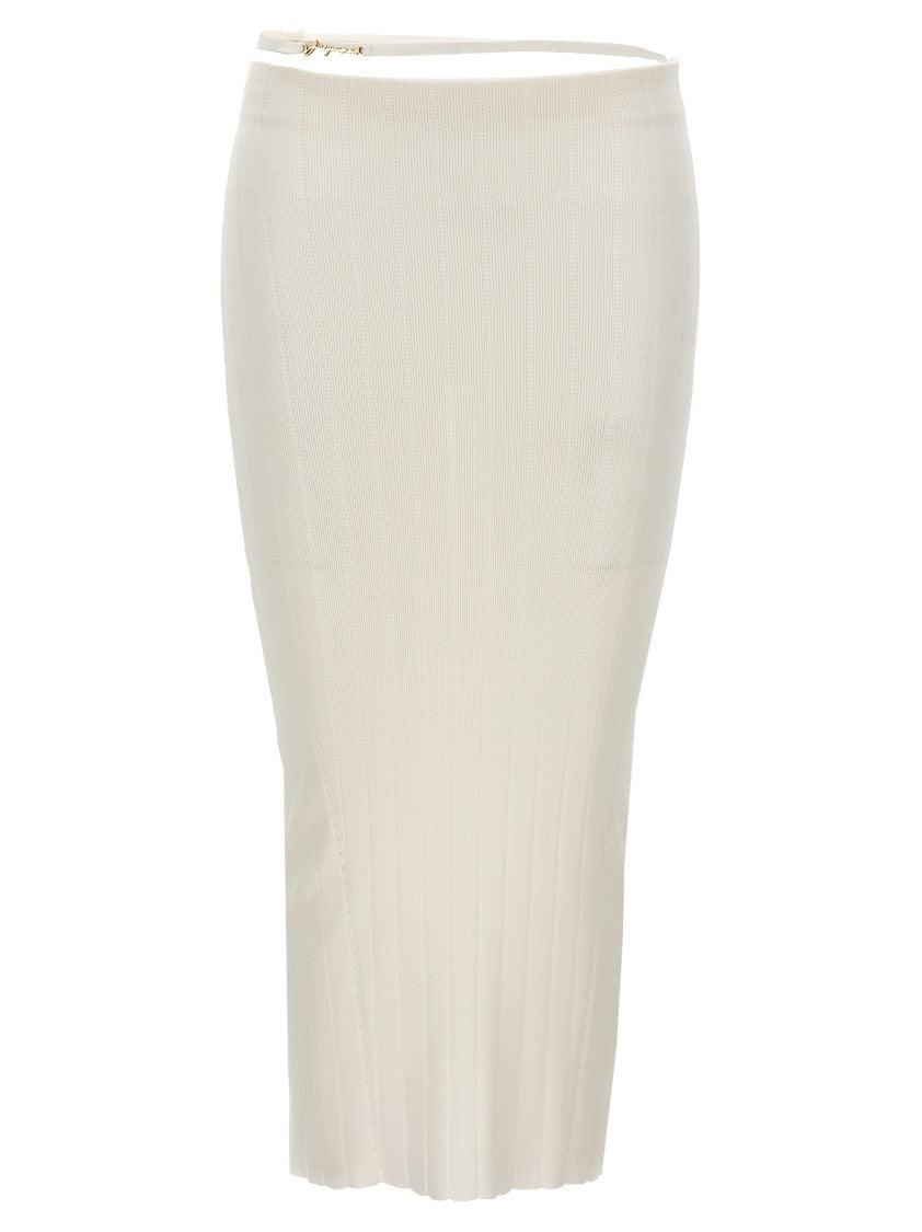 ワンピース JACQUEMUS Women Mid Skirts 233DR0681509 100 WHITE Jacquemus The Agave Skirt | White | FARFETCH