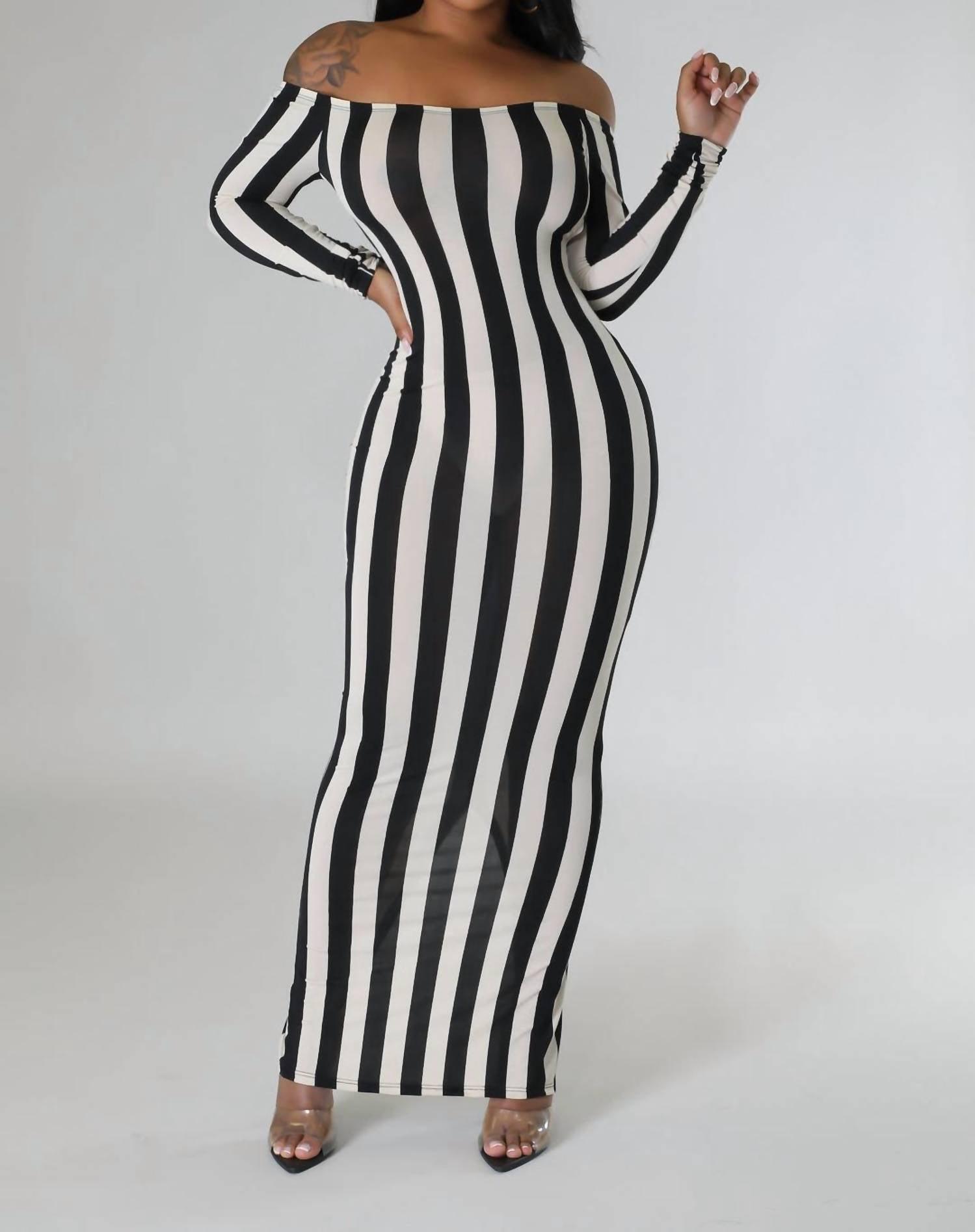Good Time Usa Maxi Bodycon Dress in White