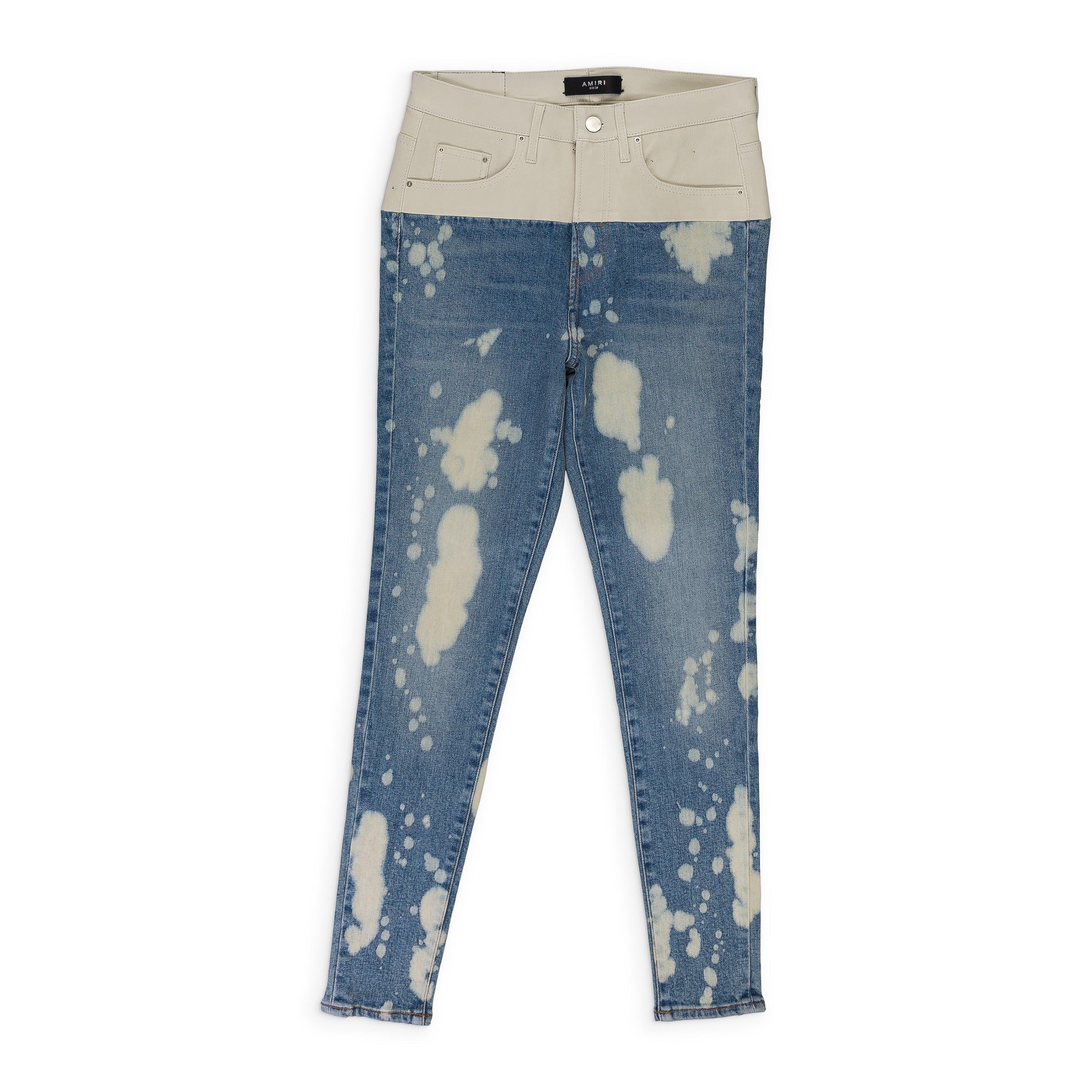 デニム・ジーパン AMIRI Woman Jeans Indigo PS24WDF016D  INDI Amiri Outlet: Jeans woman - Indigo | Amiri jeans PS24WDF016D
