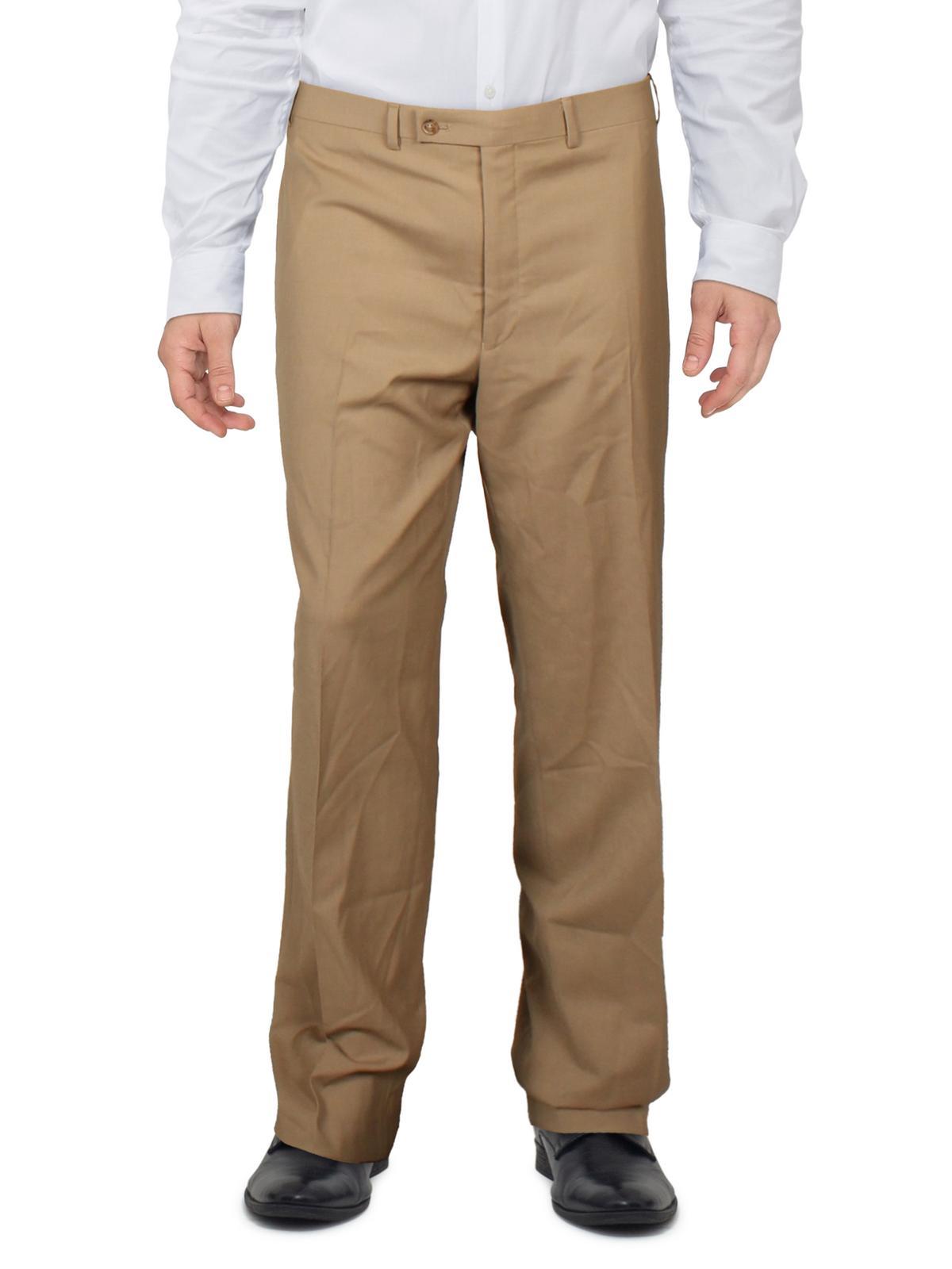 Lauren ralph lauren classic fit total comfort pleated dress pants sales
