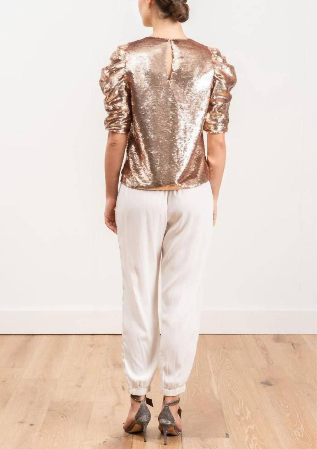 Ulla Johnson Rae Blouse I in Natural Lyst