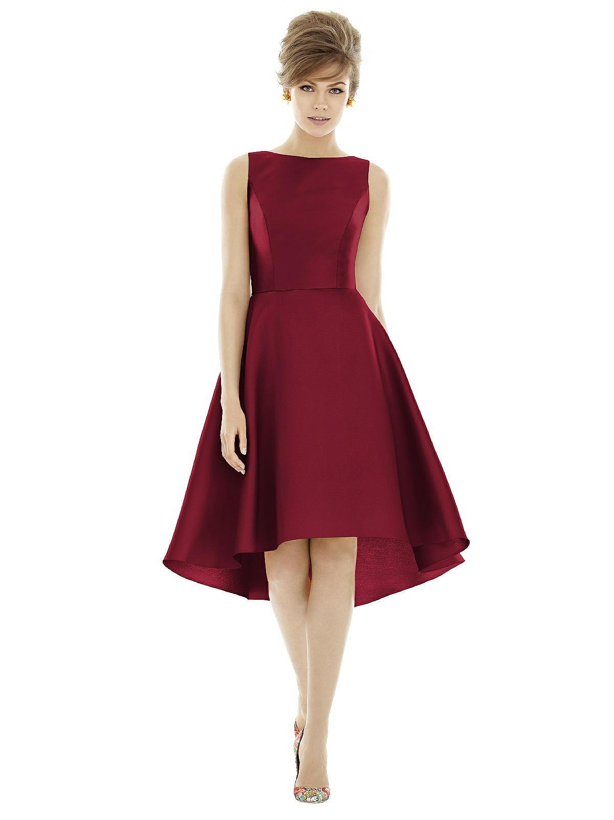 navy blue dress for baby girl Alfred Sung Boat Neck Dresses for Women