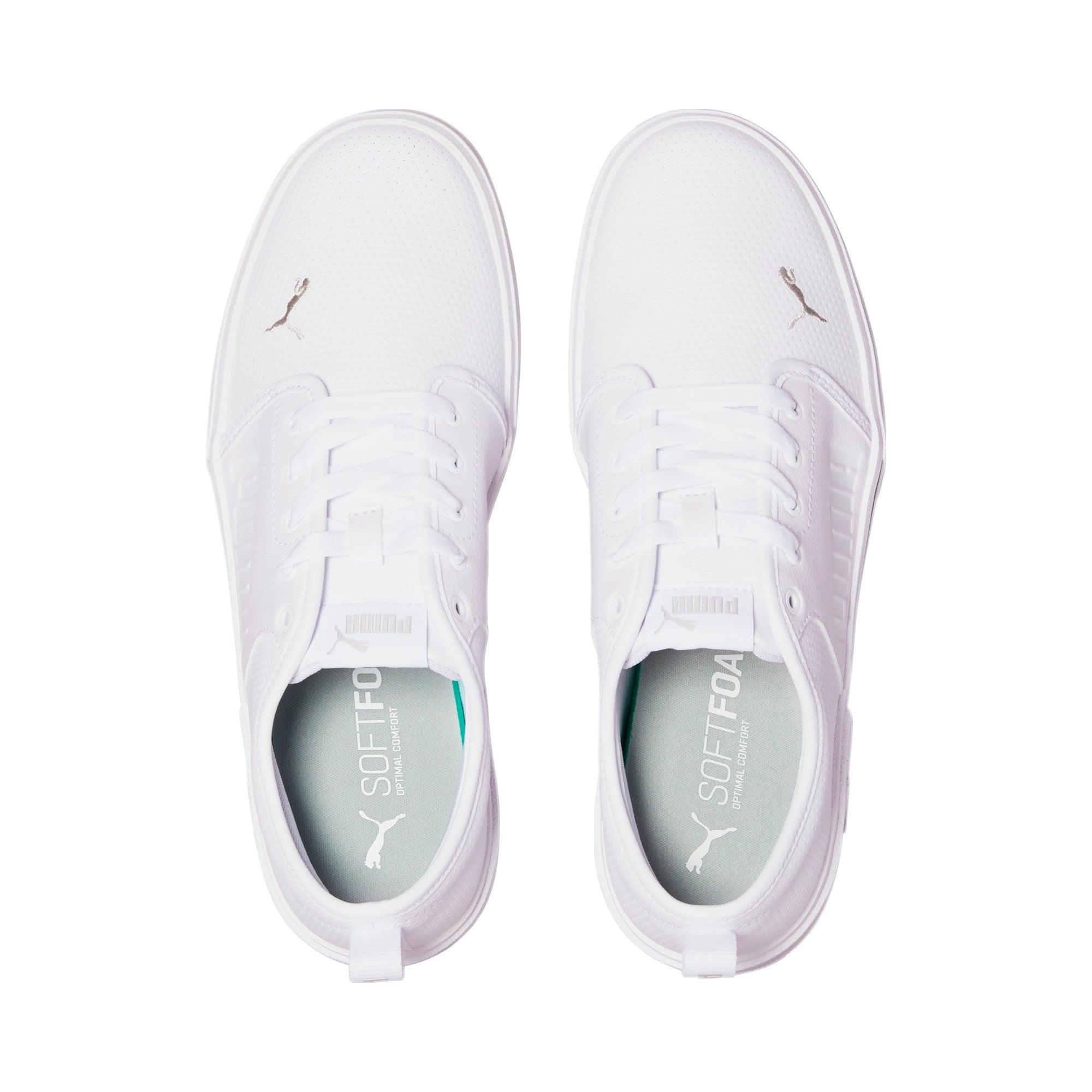 PUMA El Rey Ii Perforated Slip-on Shoes in White for Men | Lyst