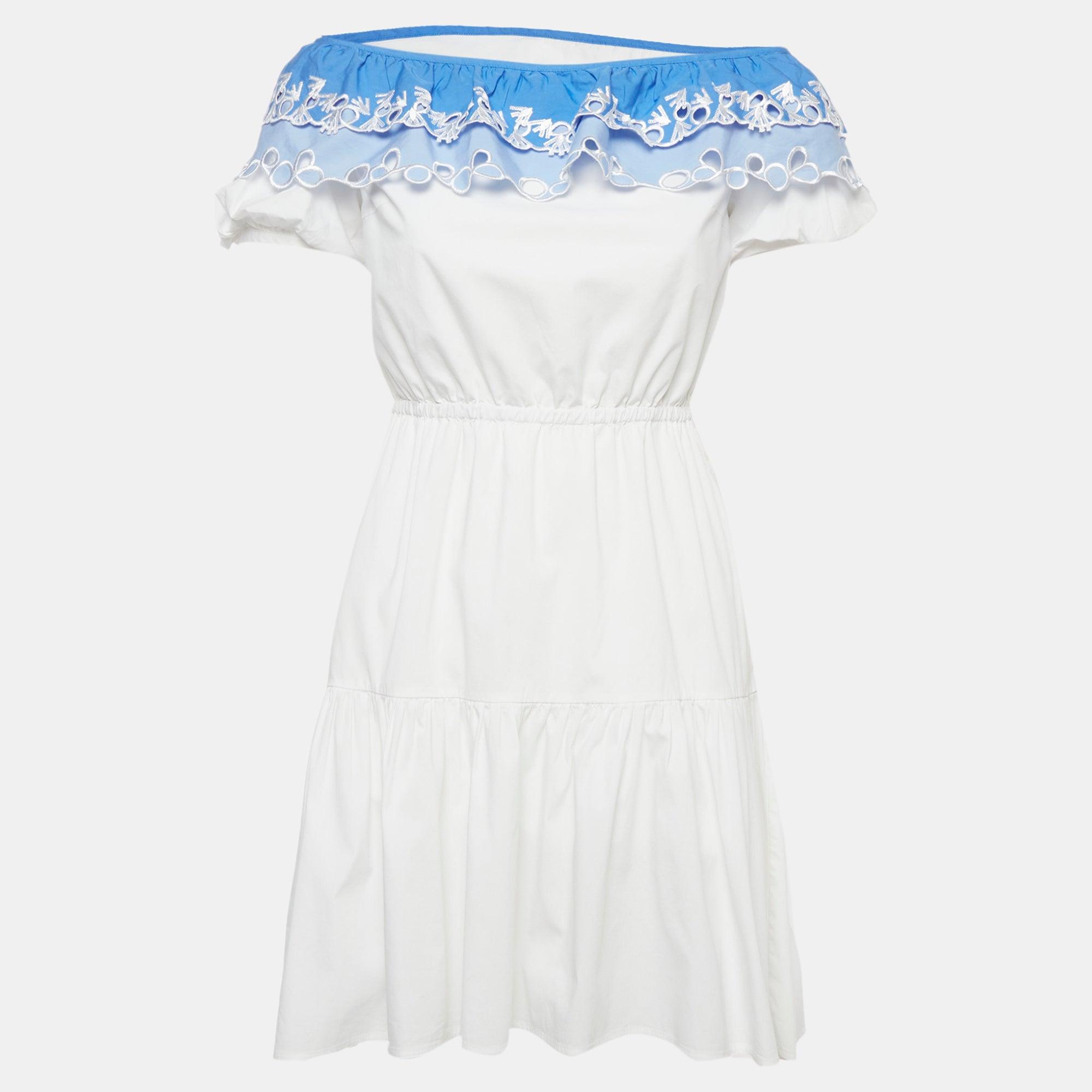 【PETER PILOTTO】白 タック プリーツ オープンショルダー ドレス Peter Pilotto Dresses for Women | Online Sale up to 90% off | Lyst