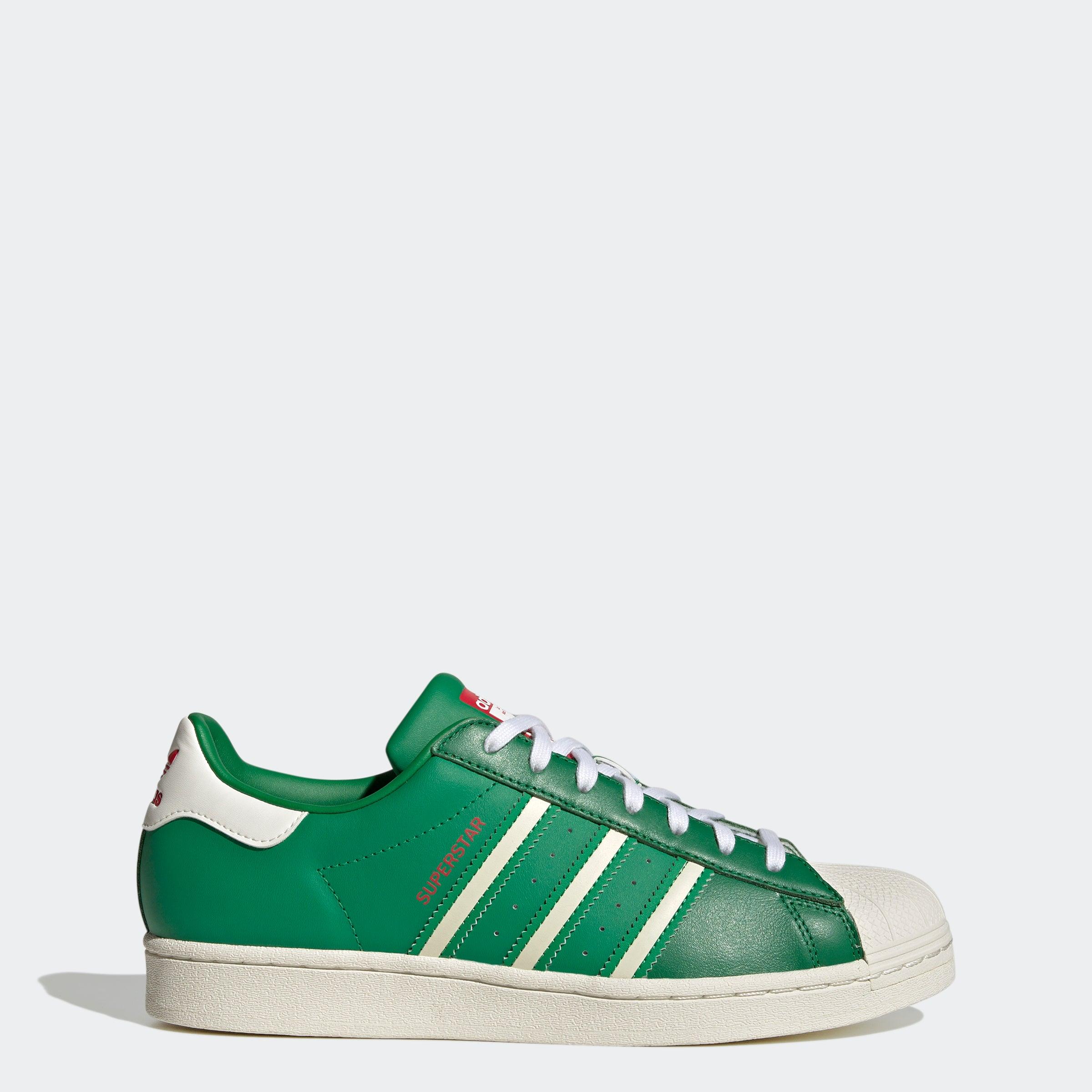 barst Touhou luisteraar adidas Superstar Shoes in Green for Men | Lyst