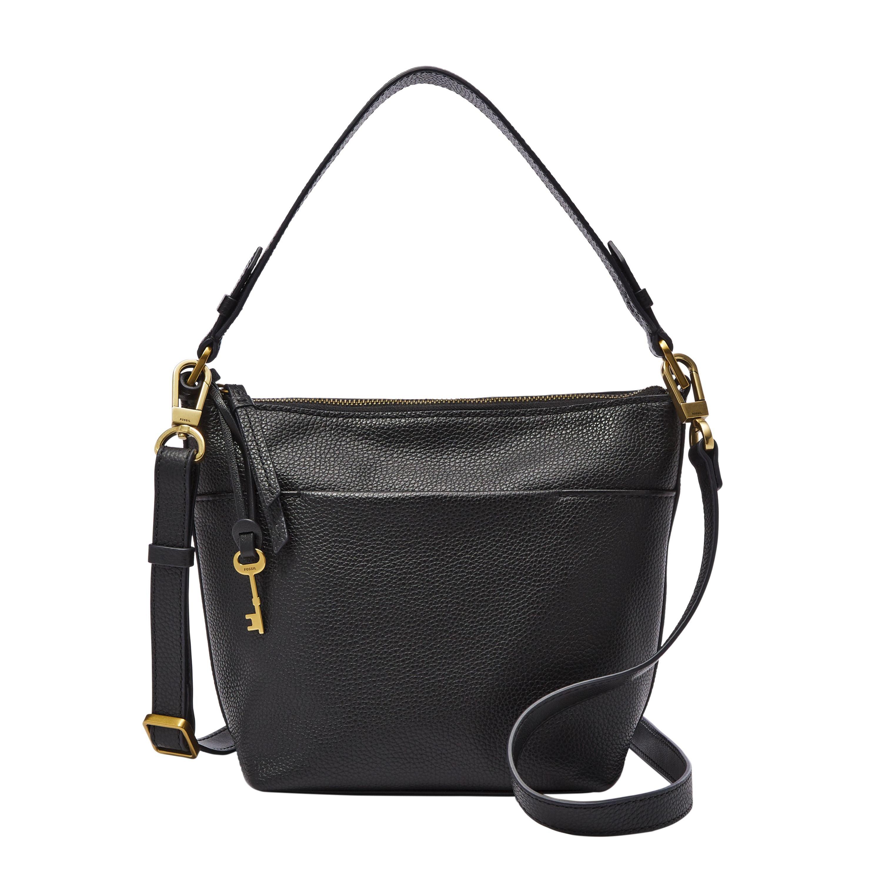 Fossil Julianna Eco Leather Hobo in Black | Lyst