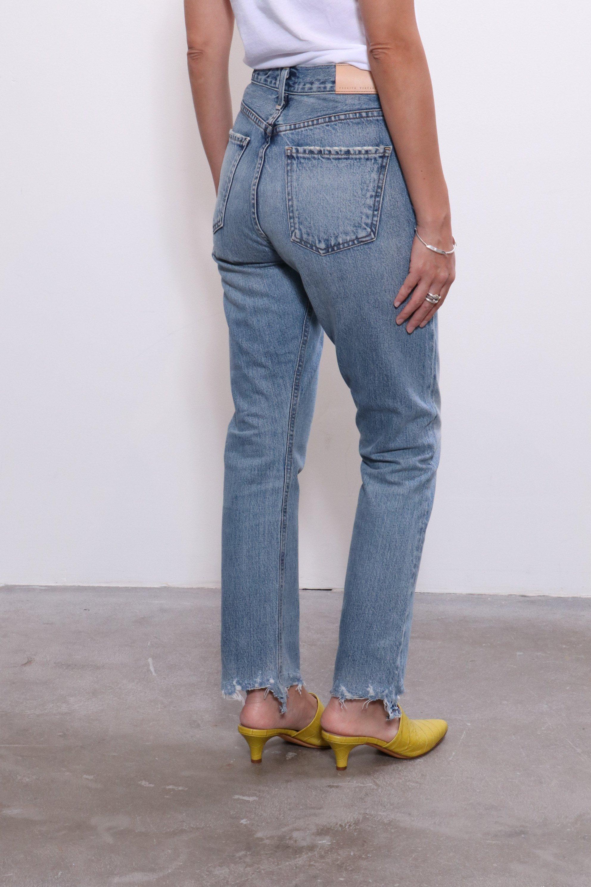 Citizens Of Humanity Denim Charlotte Crop High Rise In Worthwhile In Blue Lyst