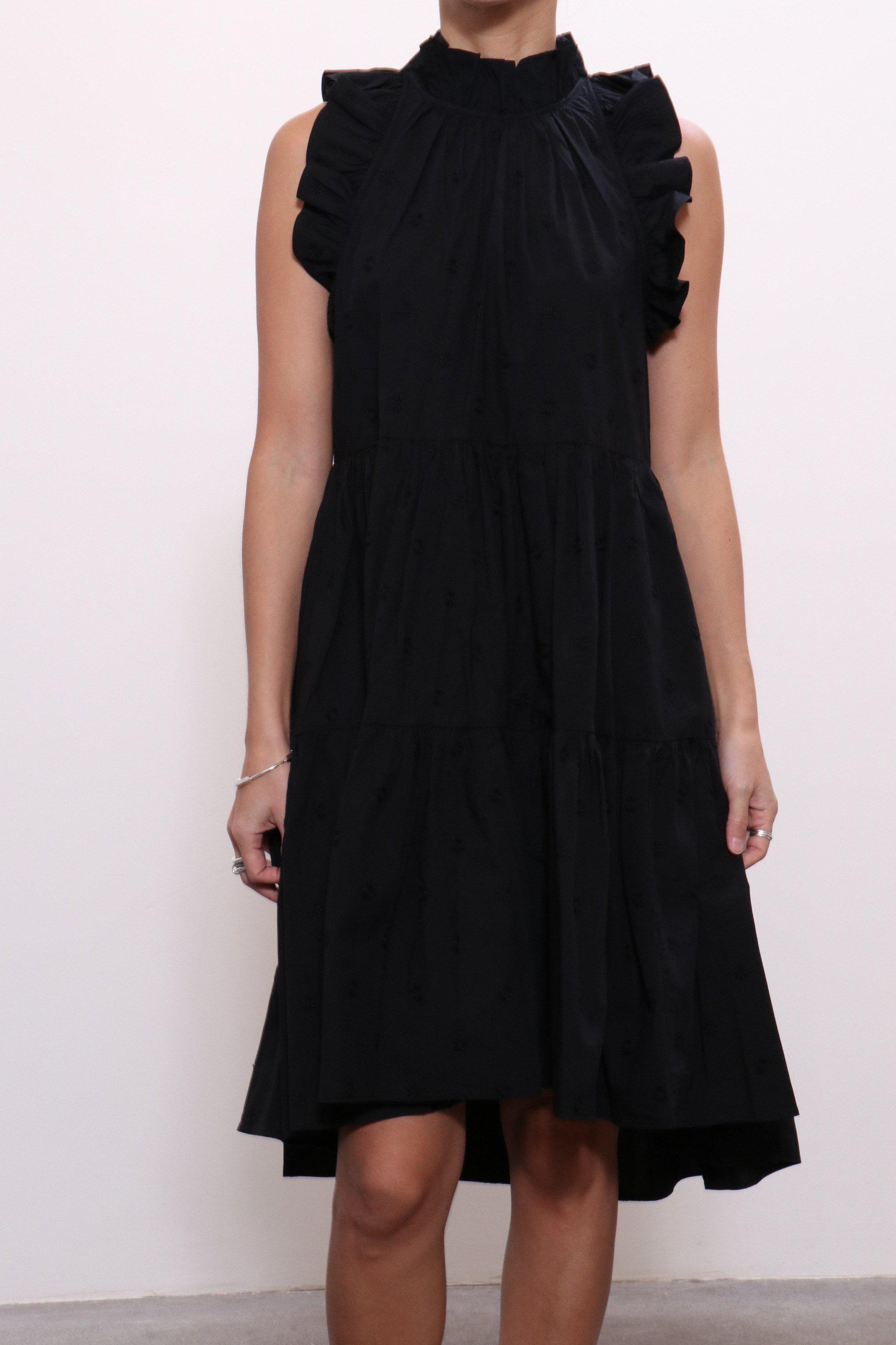 ulla johnson tamsin dress black